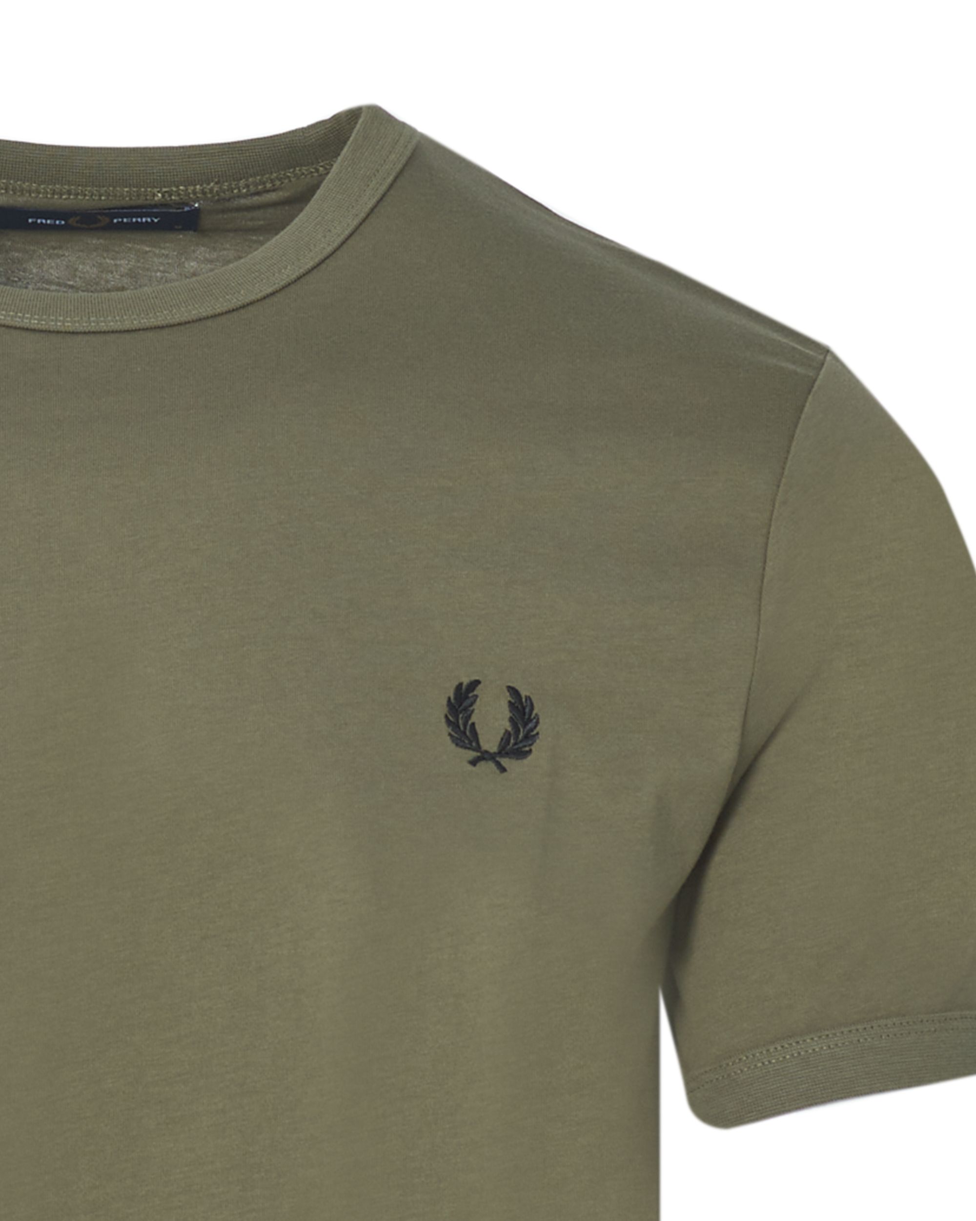 Fred Perry T-shirt KM Donker groen 083519-001-L
