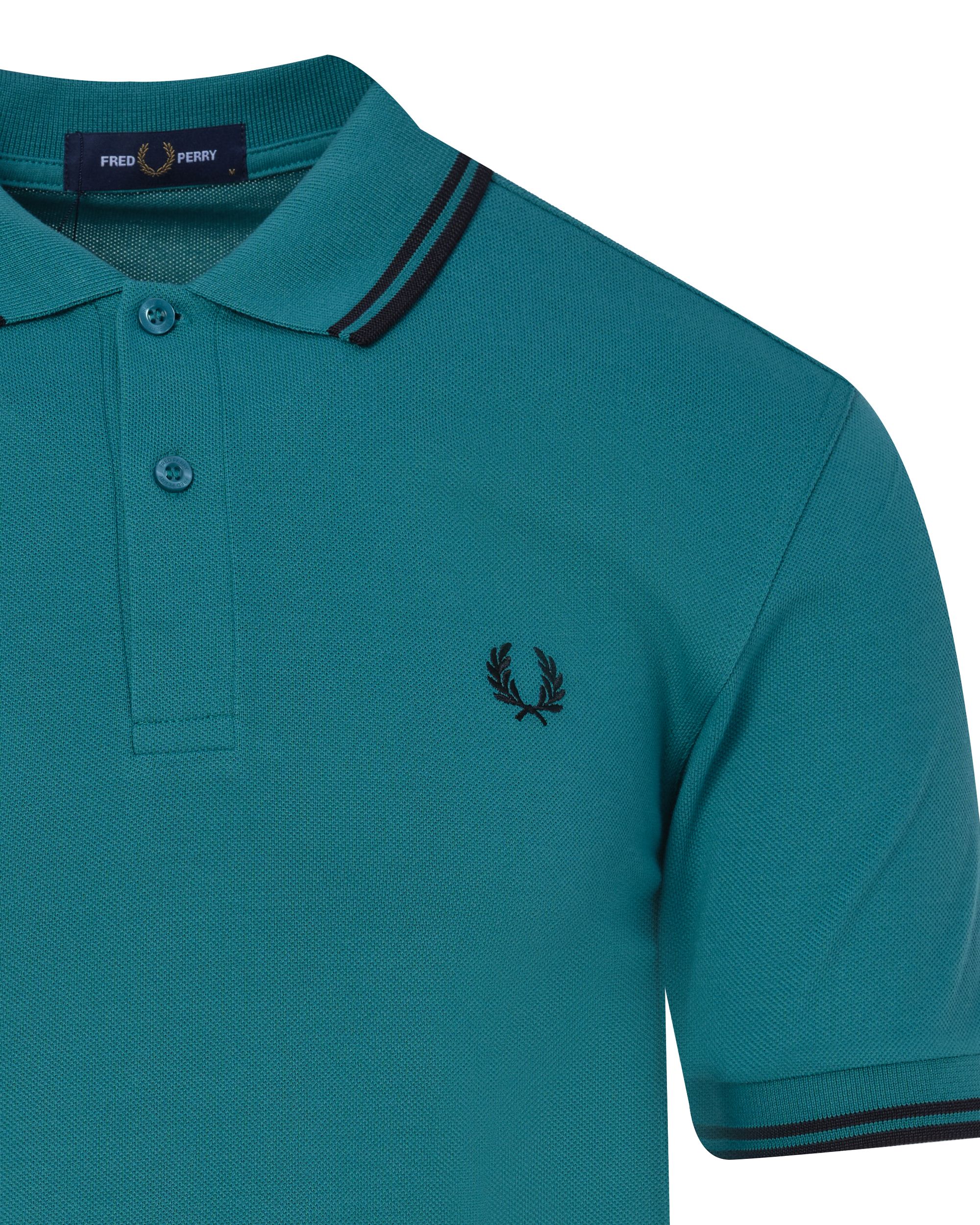 Fred Perry Polo KM Groen 083523-001-L