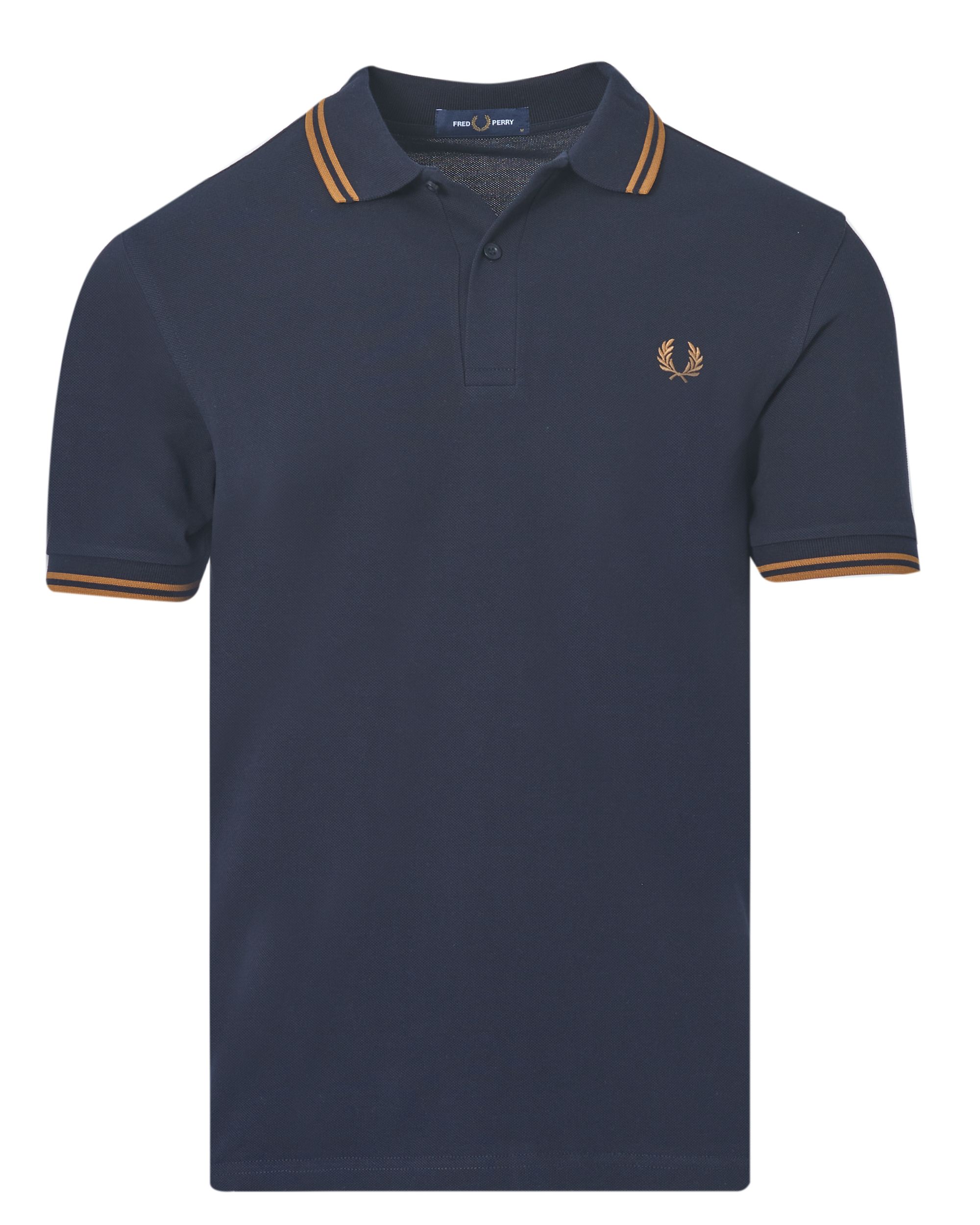 Fred Perry Polo KM Donker blauw 083524-001-L