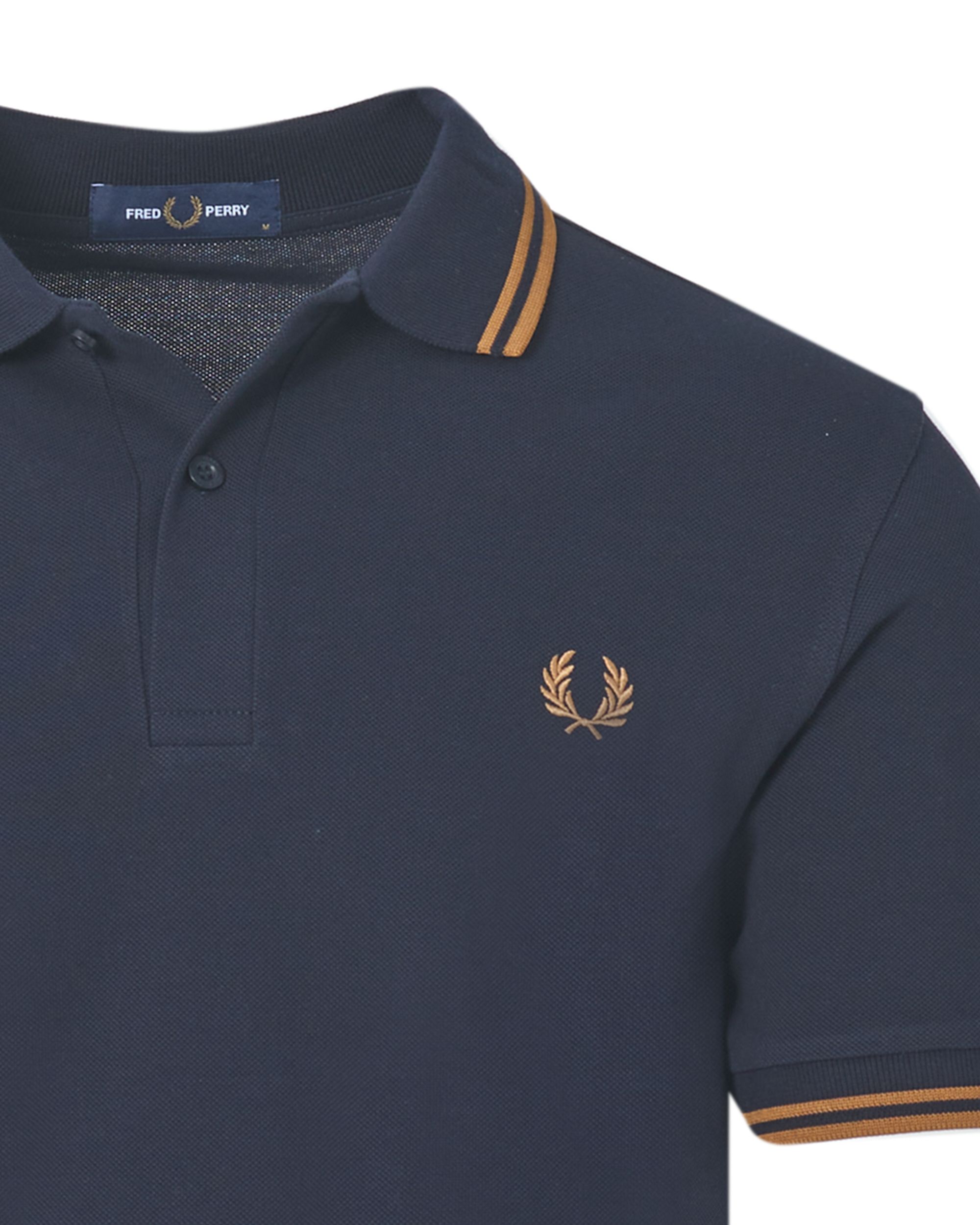 Fred Perry Polo KM Donker blauw 083524-001-L