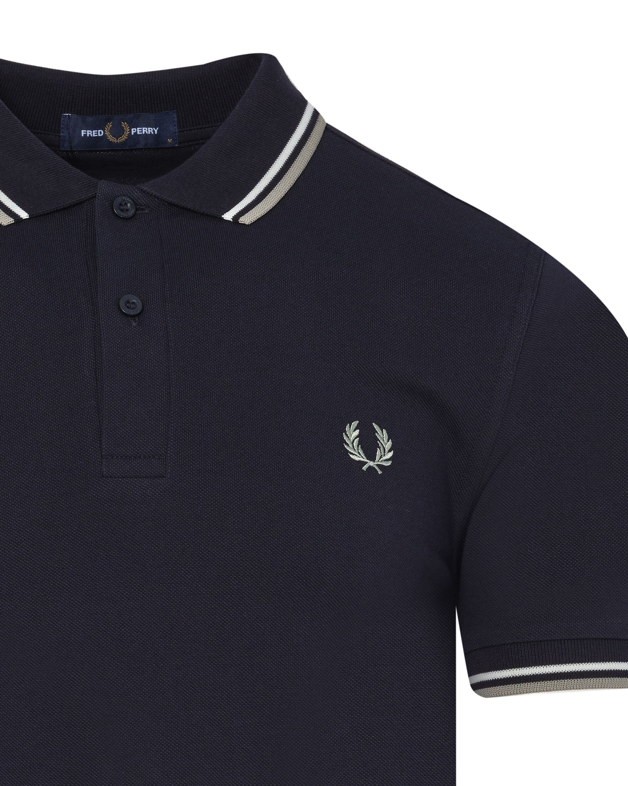 Fred Perry Polo KM Blauw 083525-001-L