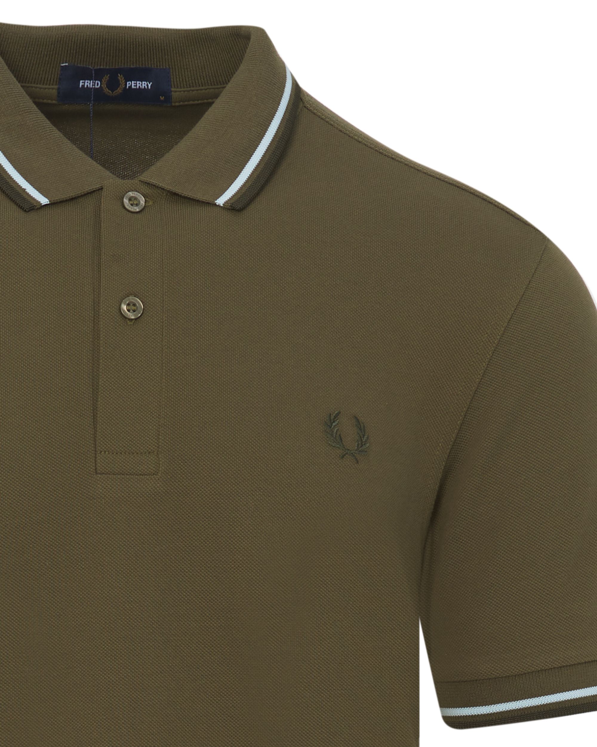 Fred Perry Polo KM Groen 083526-001-L