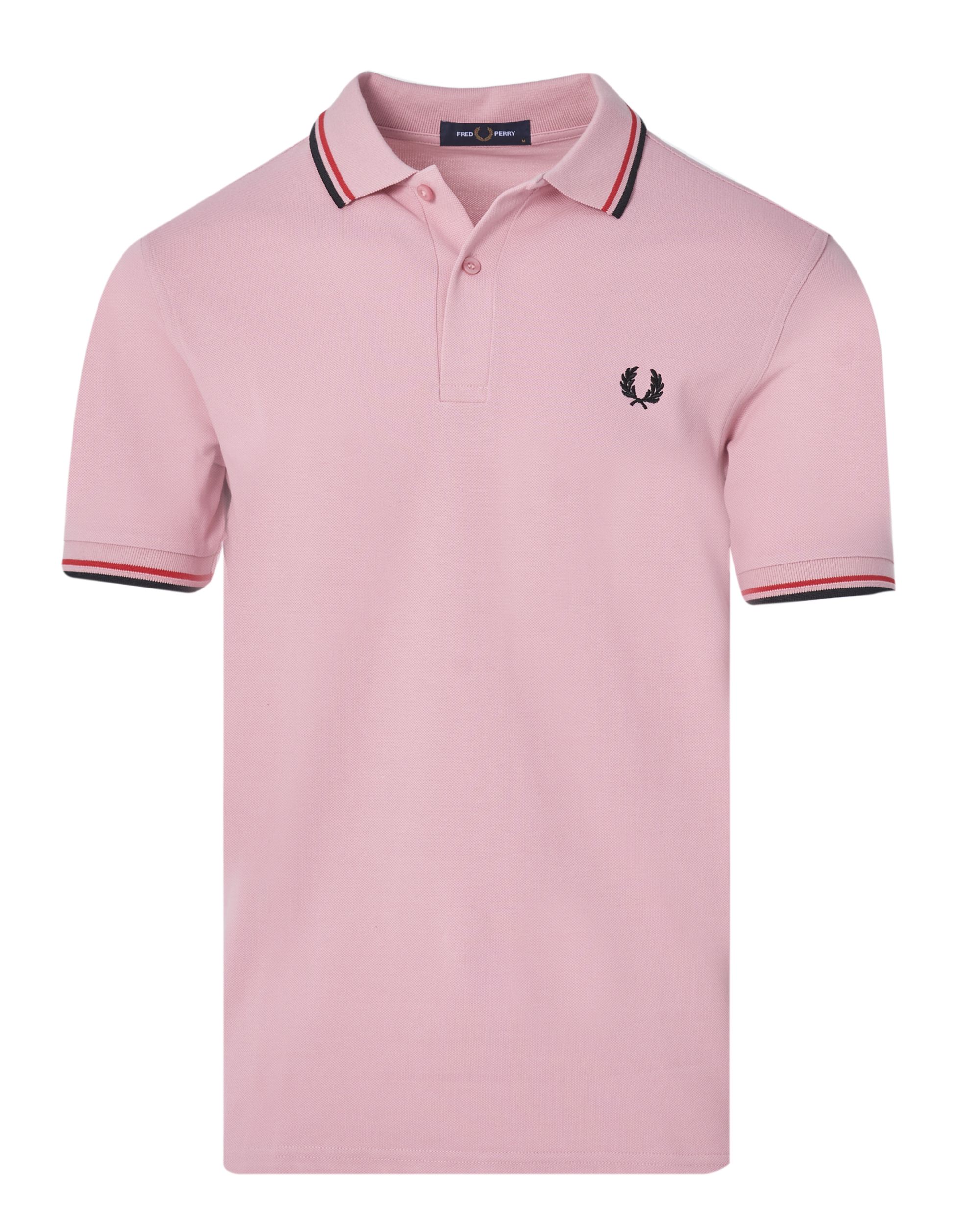 Fred Perry Polo KM Roze 083527-001-L
