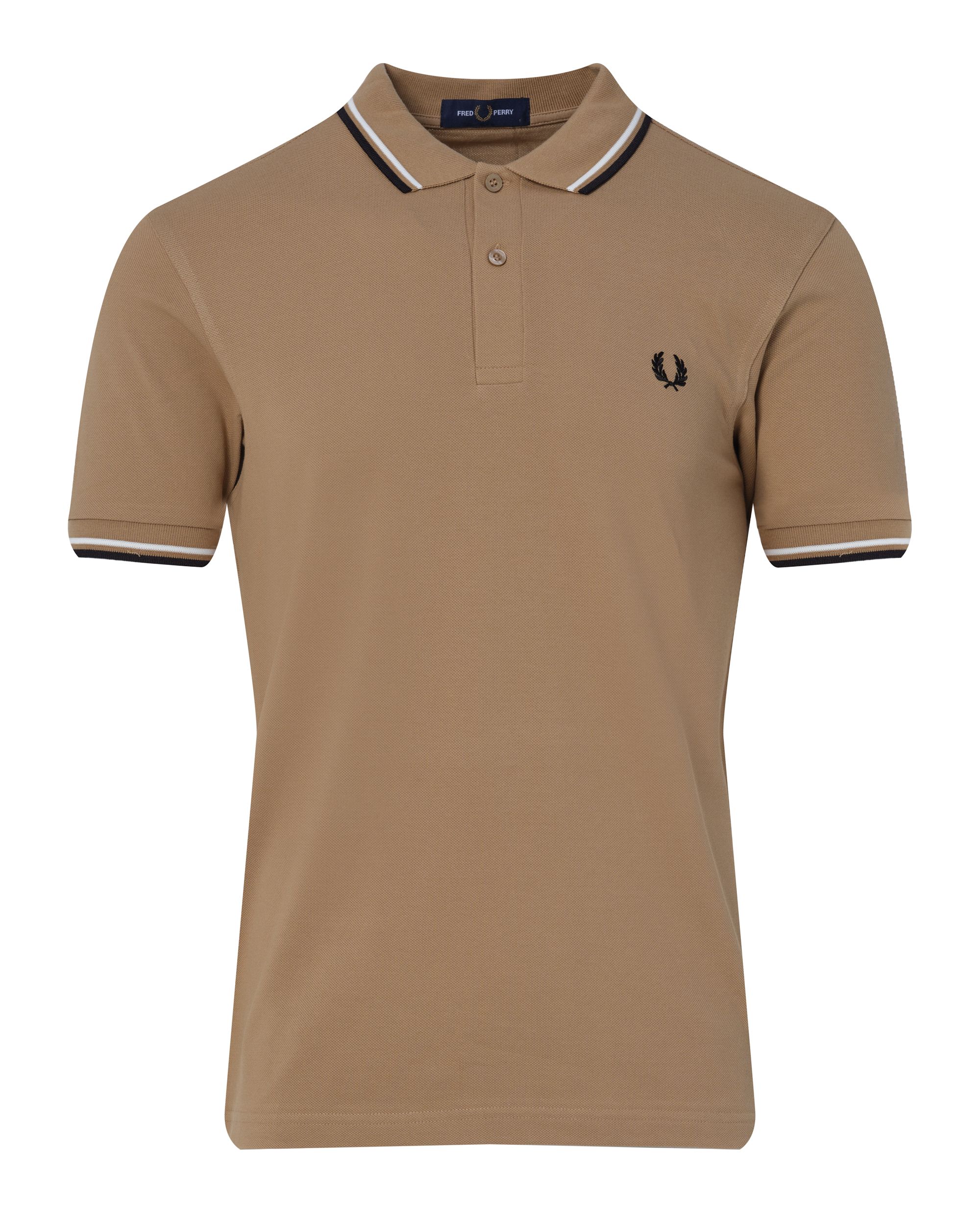 Fred Perry Polo KM Grijs 083528-001-L