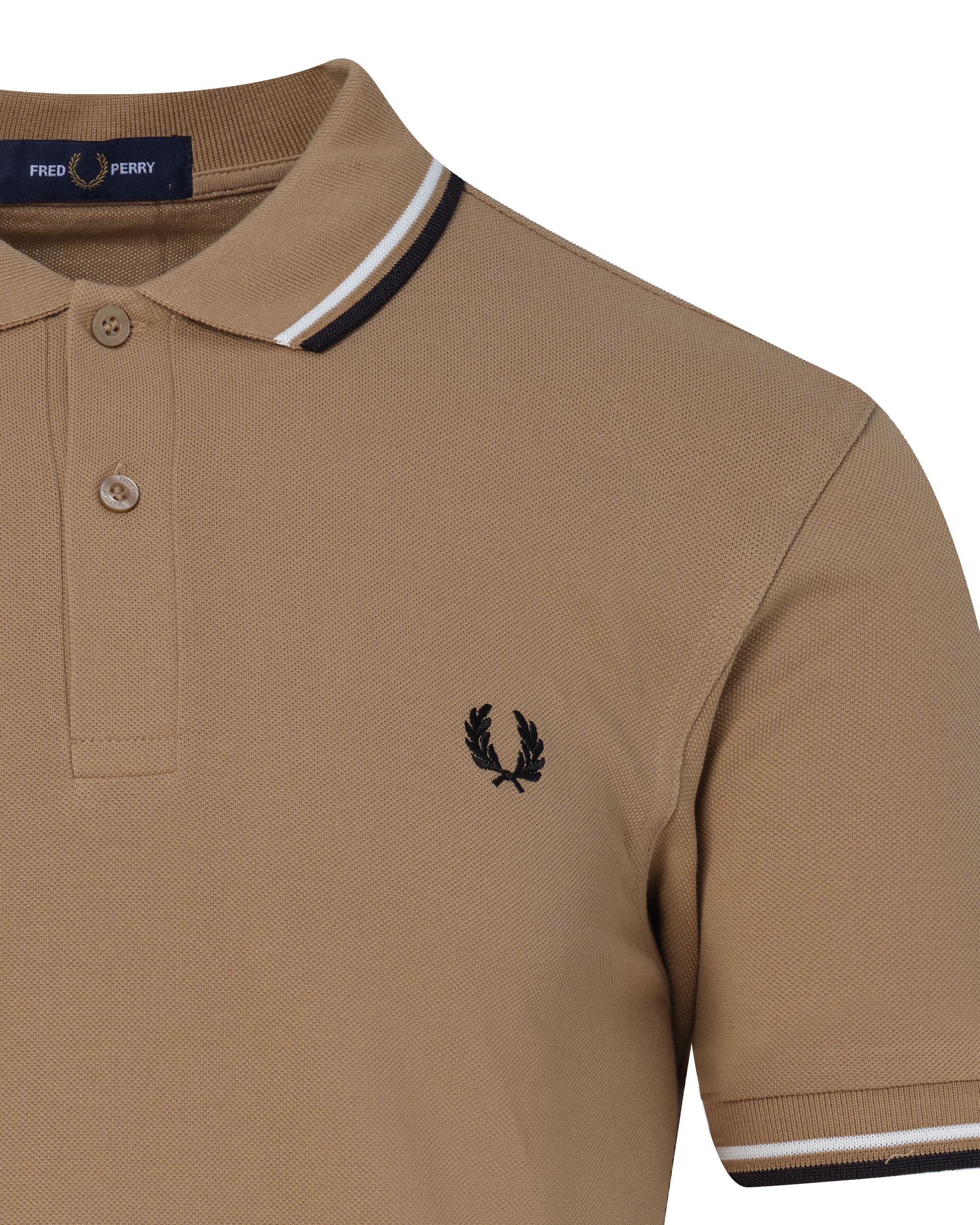 Fred Perry Polo KM Grijs 083528-001-L