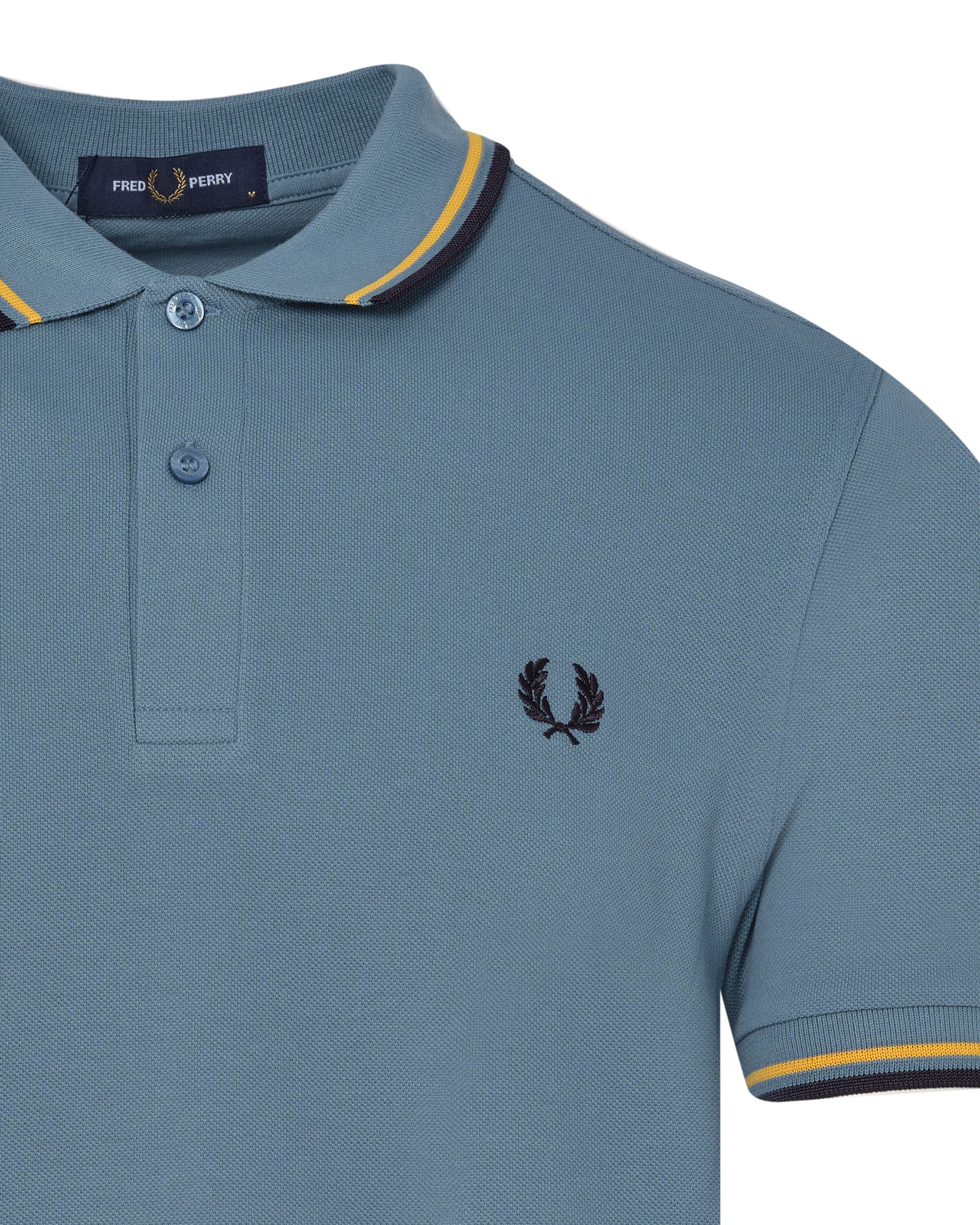 Fred Perry Polo KM Licht blauw 083530-001-L