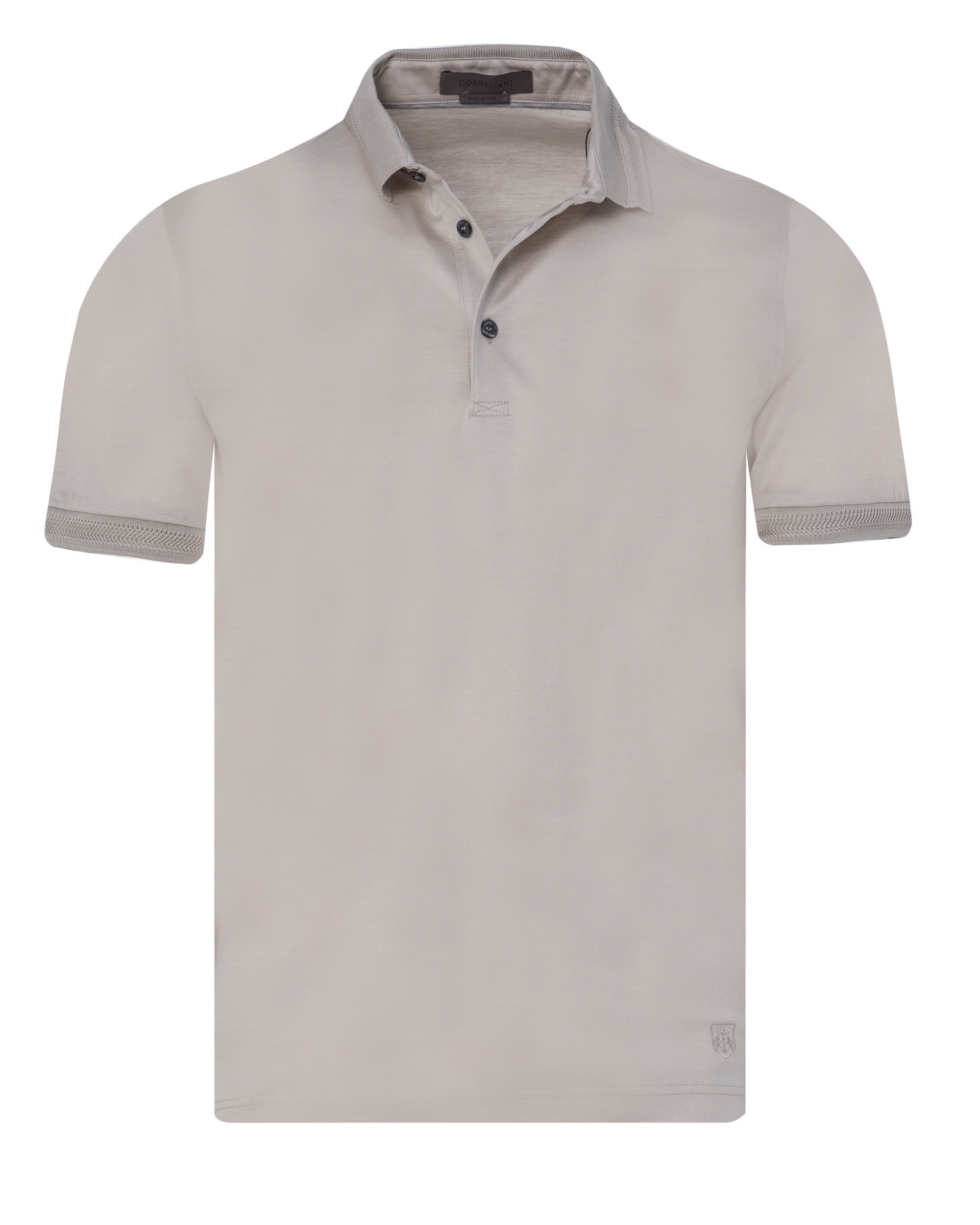 Corneliani Polo KM Licht grijs 083546-001-48