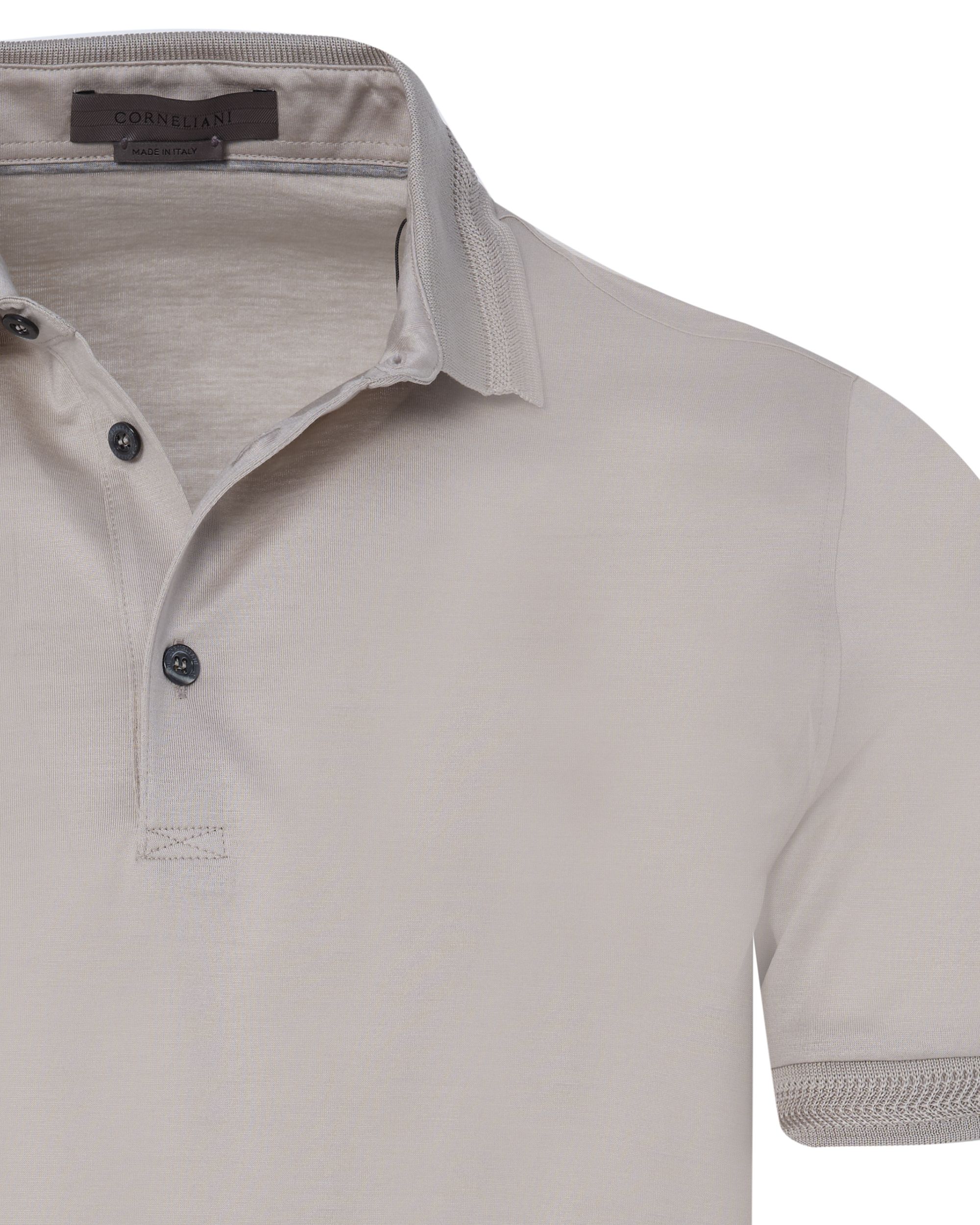 Corneliani Polo KM Licht grijs 083546-001-48