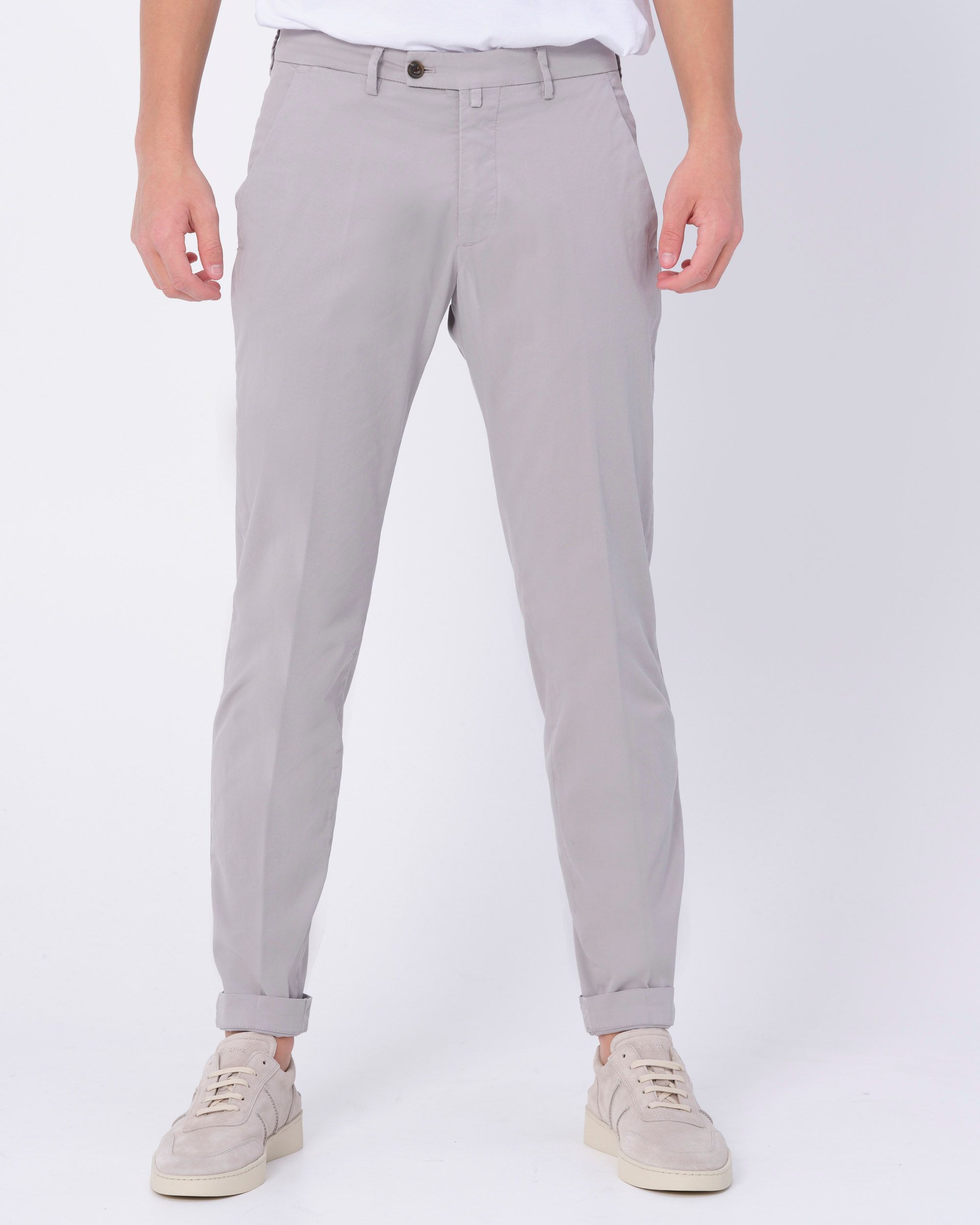 Corneliani Pantalon Licht grijs 083549-001-48