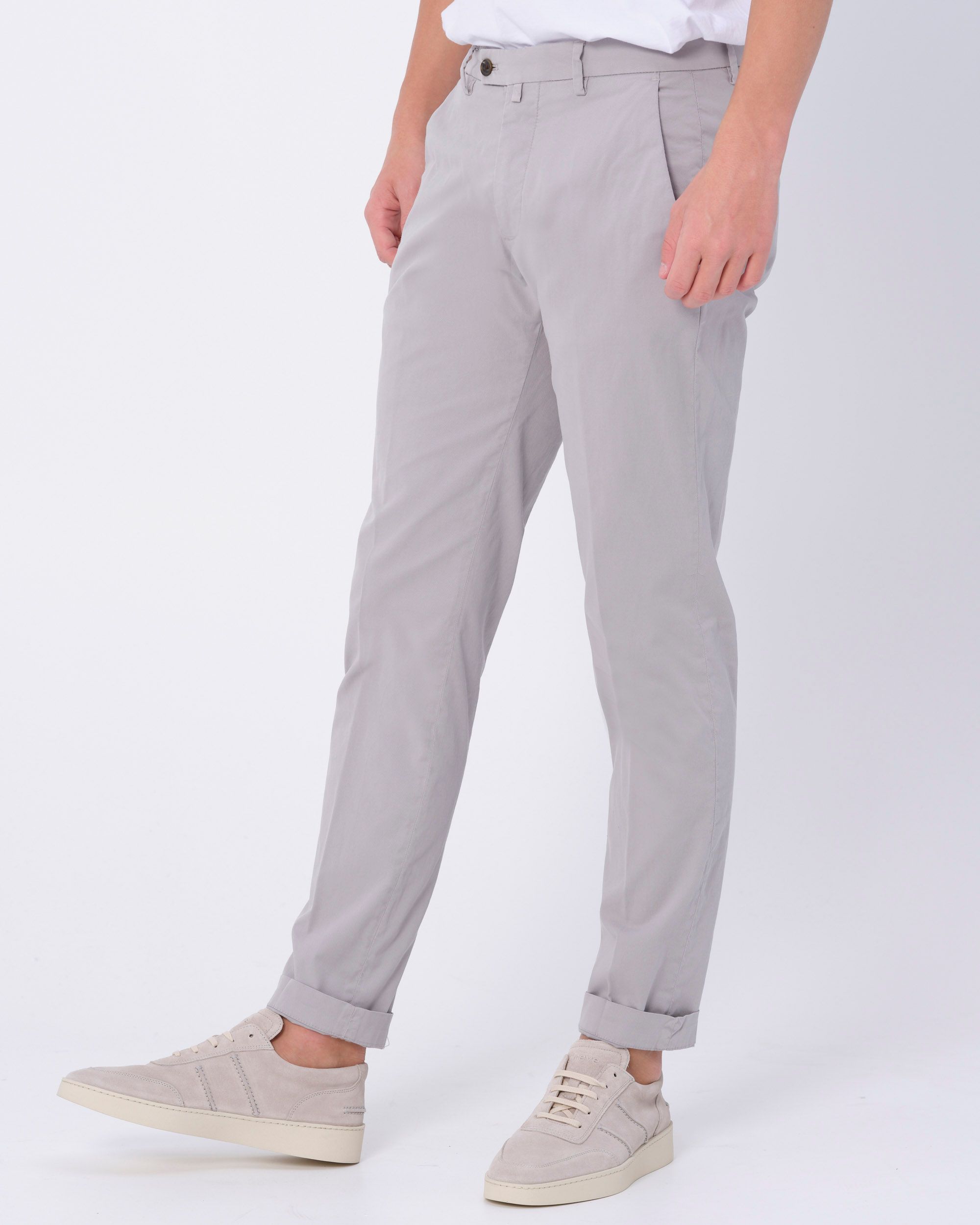 Corneliani Pantalon Licht grijs 083549-001-48