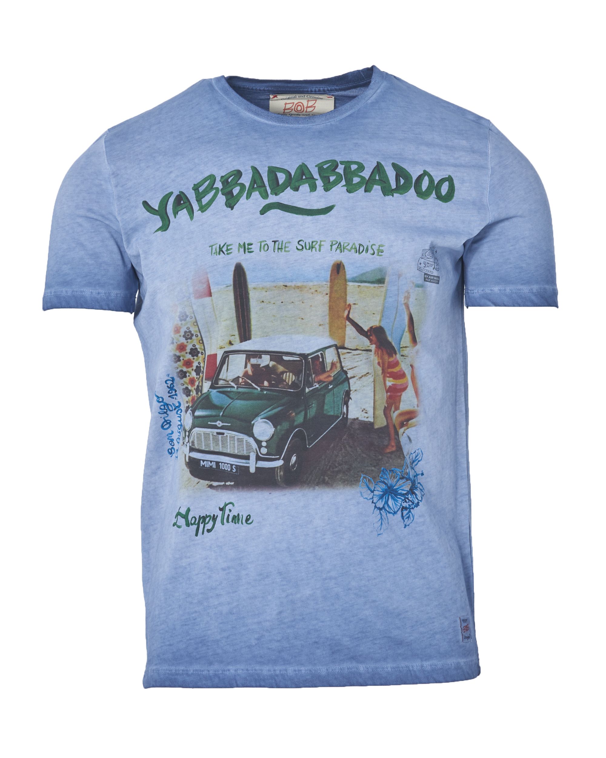 Bob T-shirt KM Donker blauw 083575-001-L