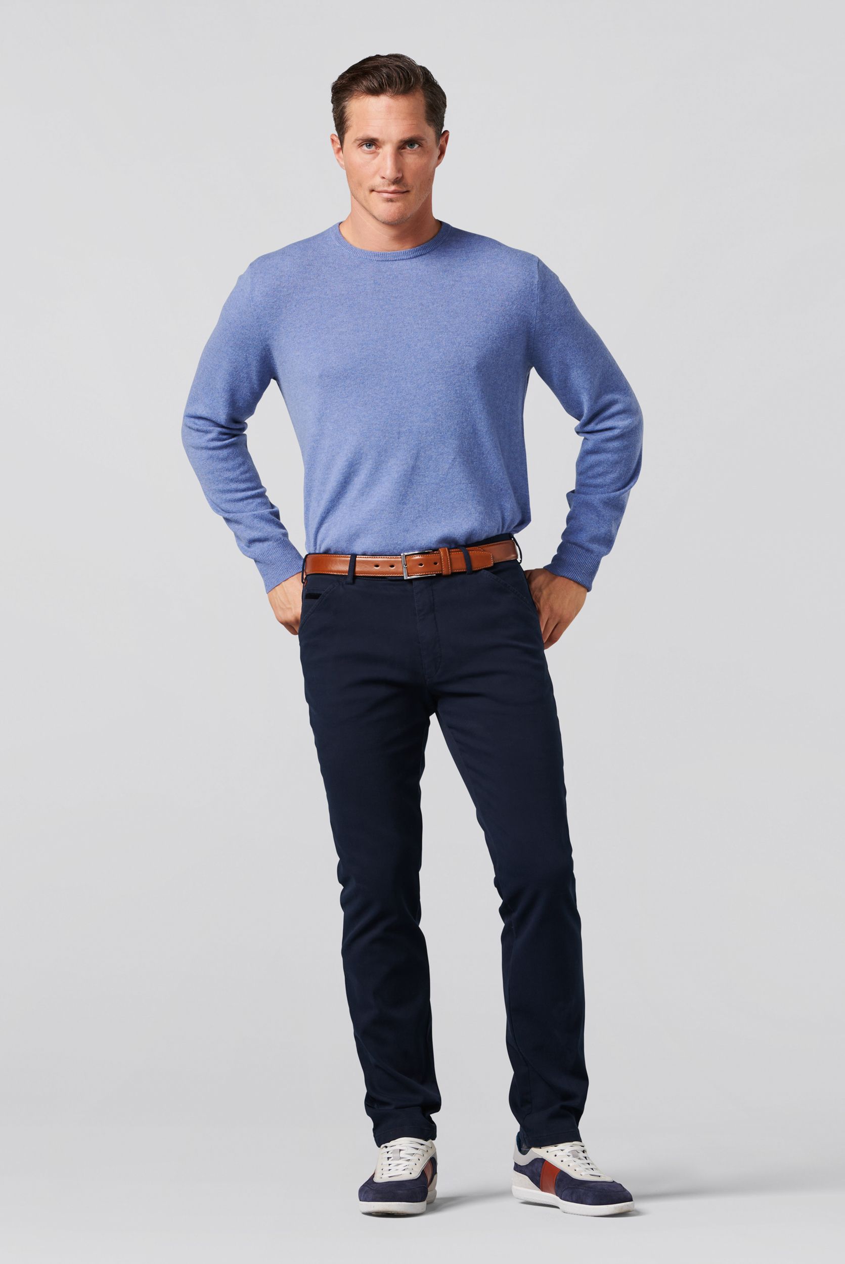 Meyer Pantalon Donker blauw 083581-001-50