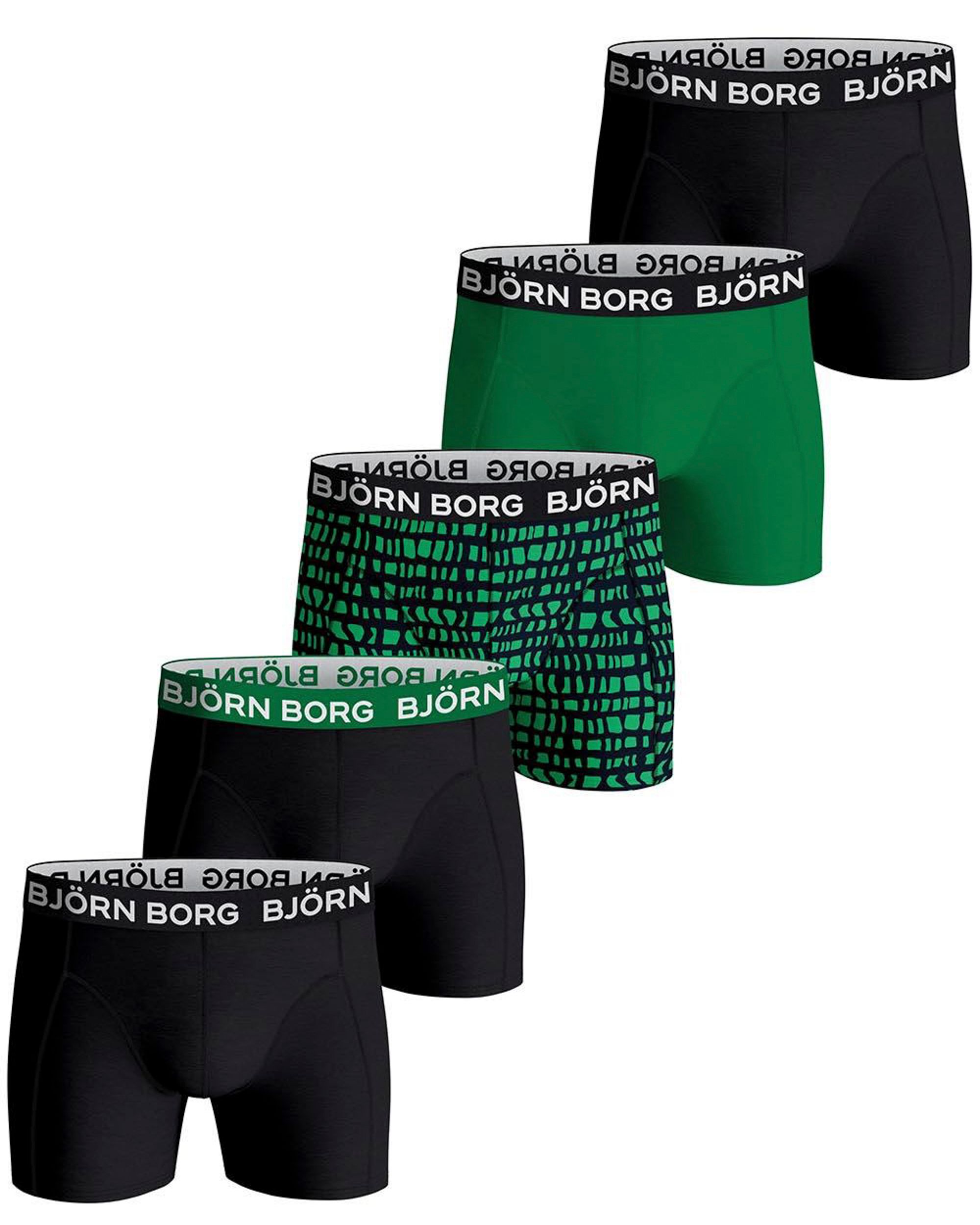 Björn Borg 5-pack Boxershort Groen 083593-001-L