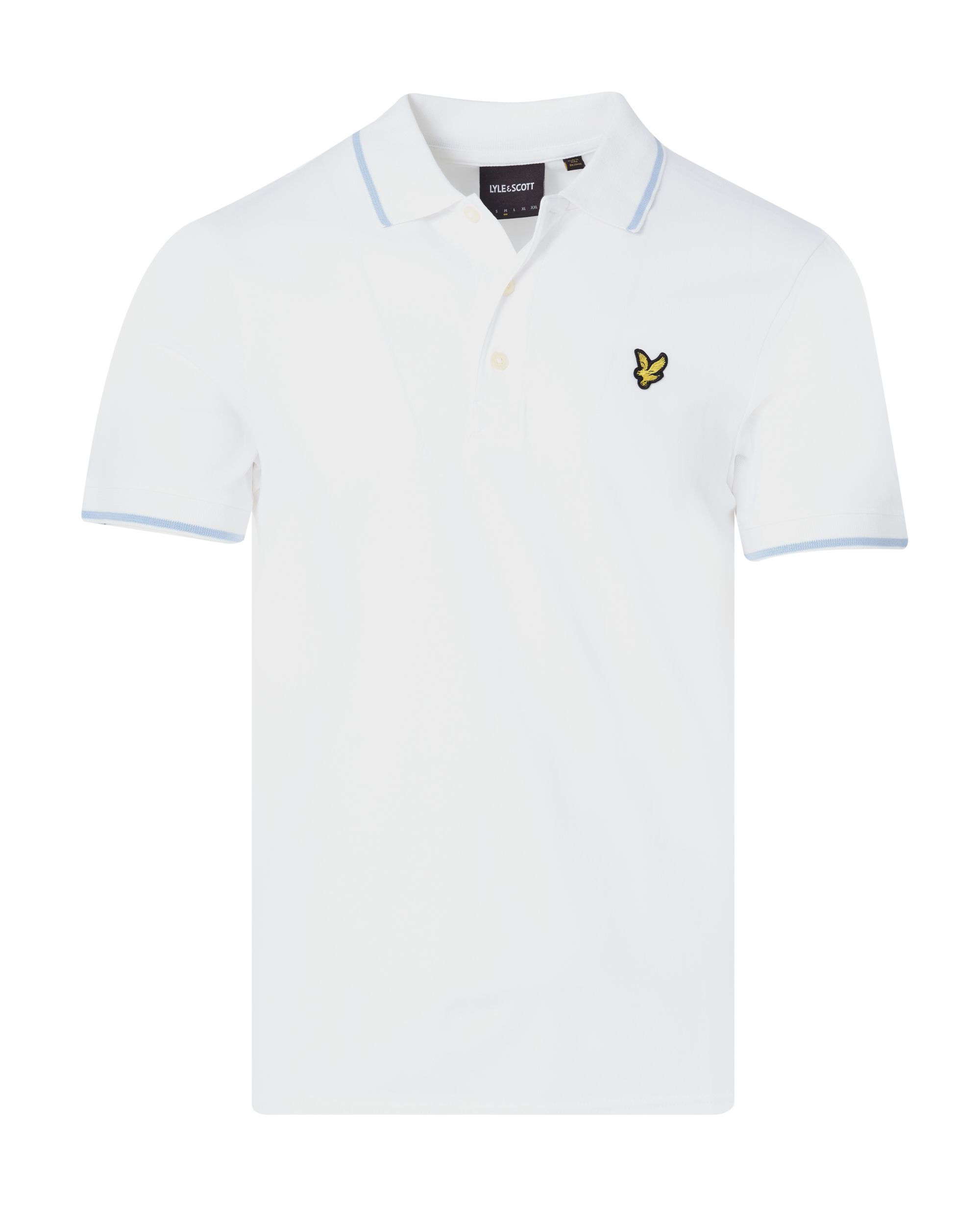 Lyle & Scott Polo KM Wit 083724-001-L