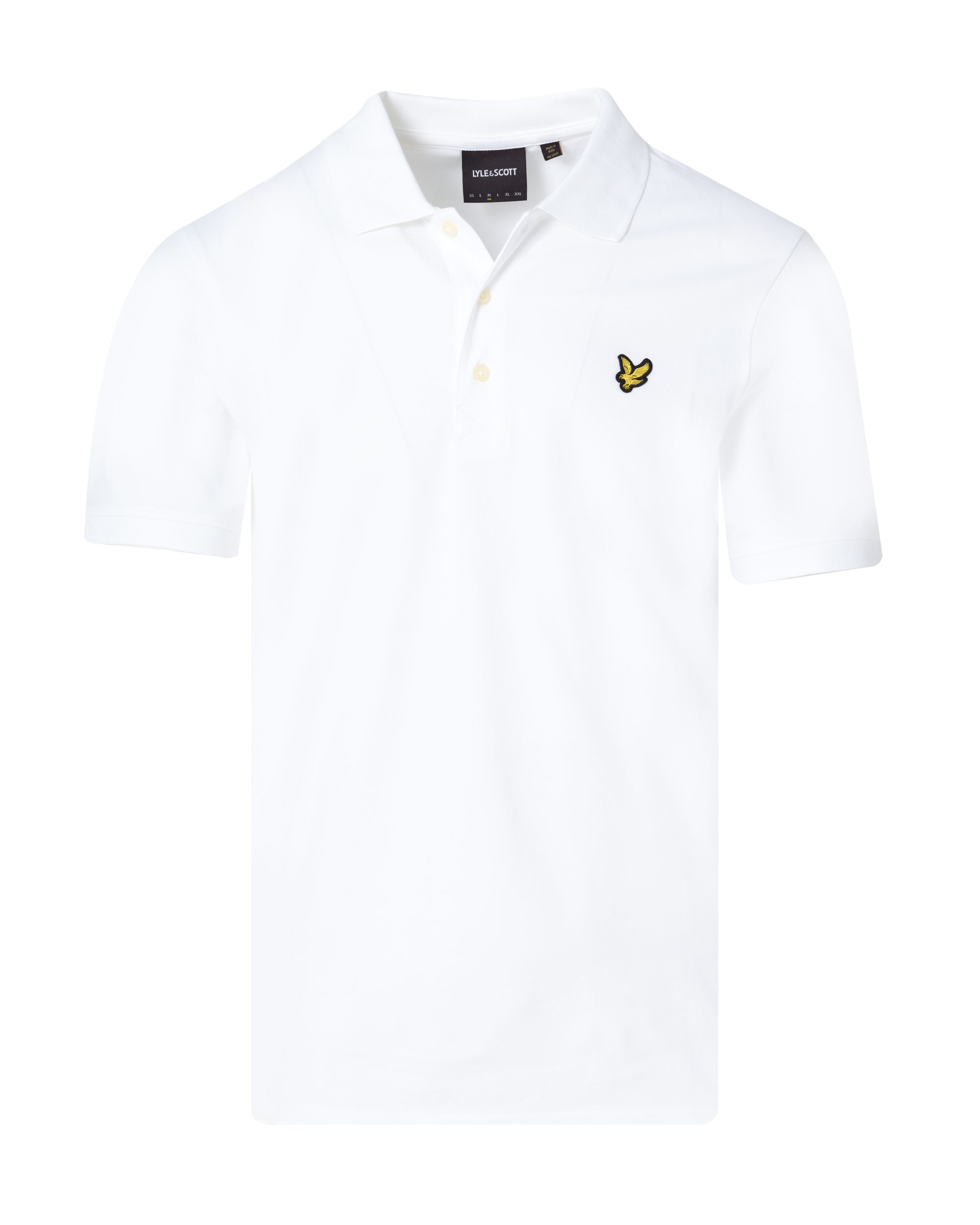 Lyle & Scott Polo KM Wit 083729-001-L