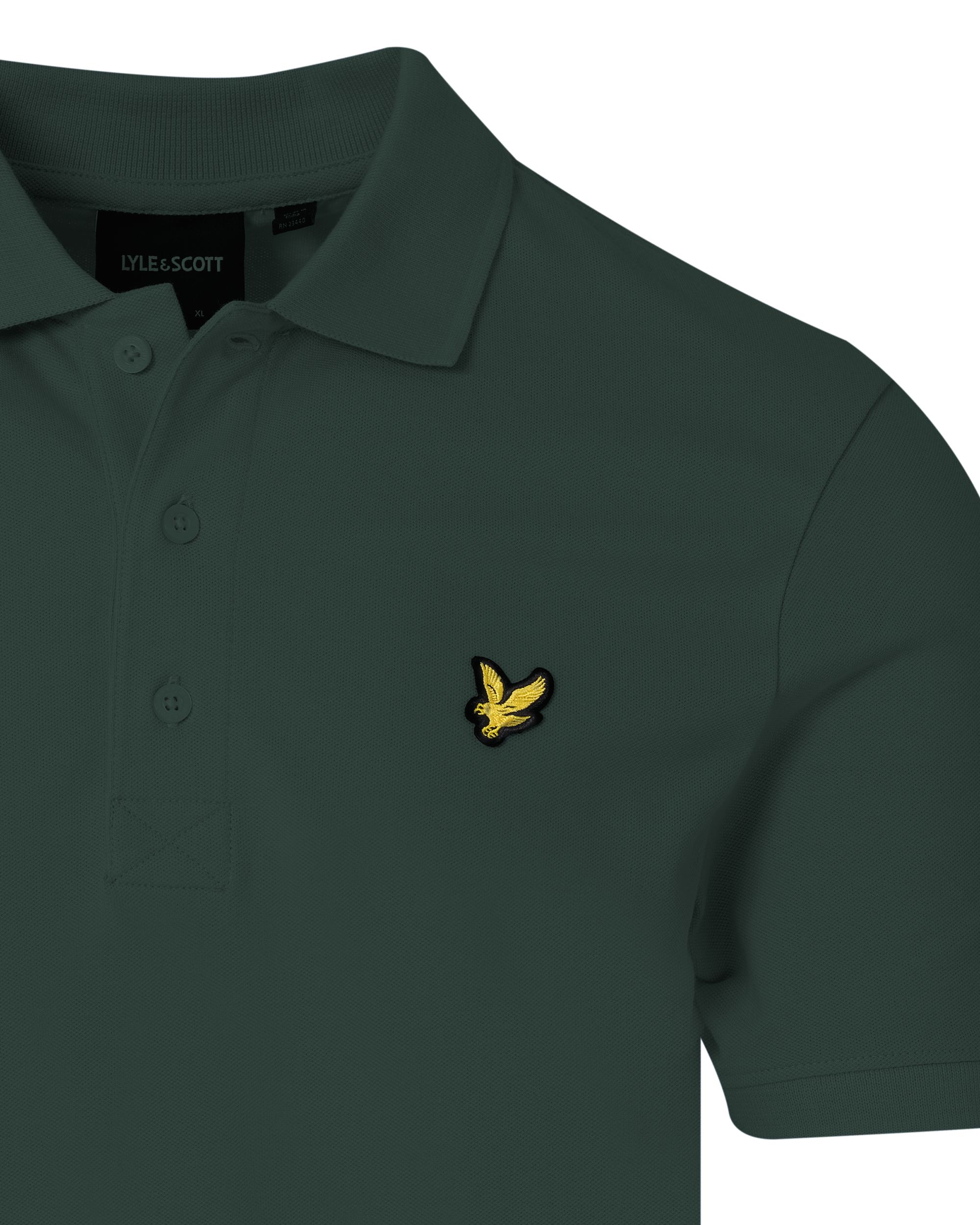 Lyle & Scott  Polo KM Donker groen 083731-001-L