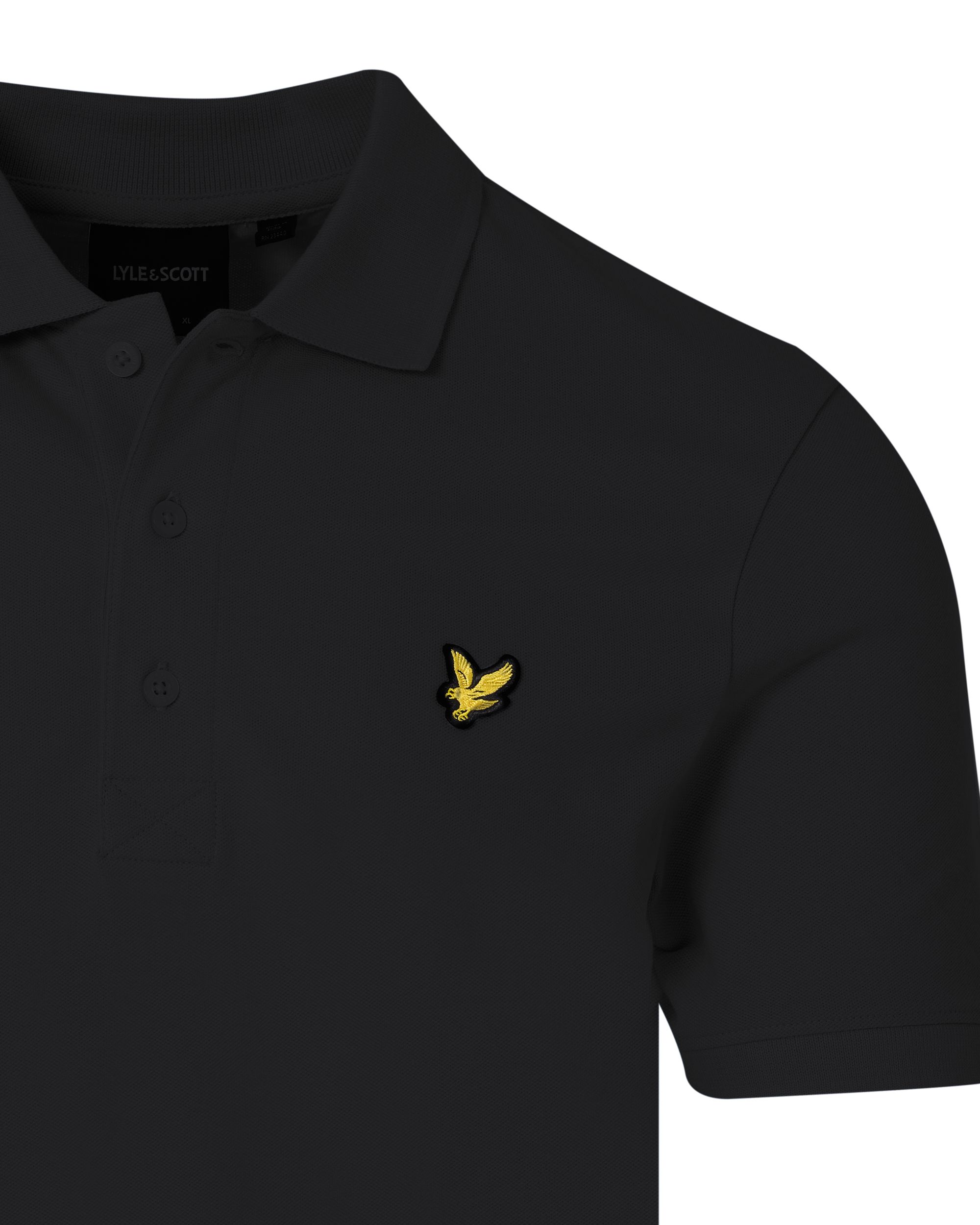 Lyle & Scott Polo KM Zwart 083739-001-L