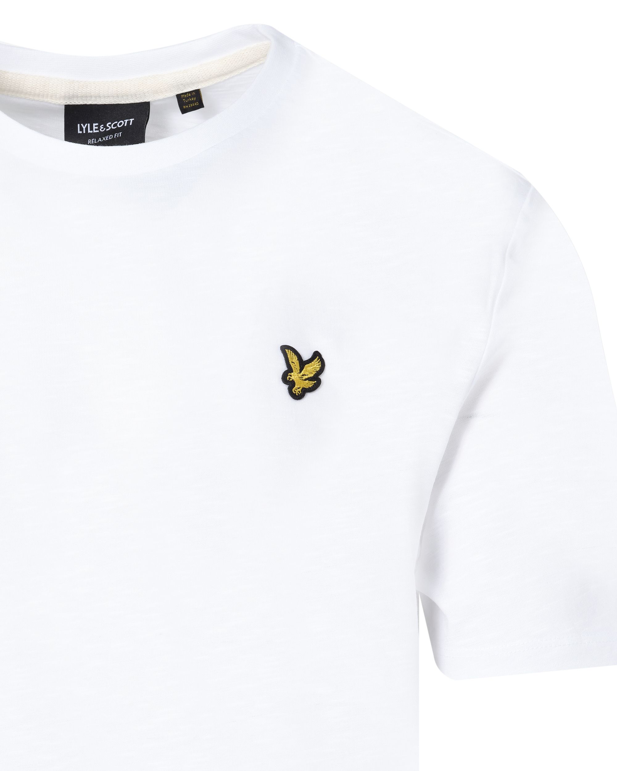 Lyle & Scott T-shirt KM Wit 083742-001-L