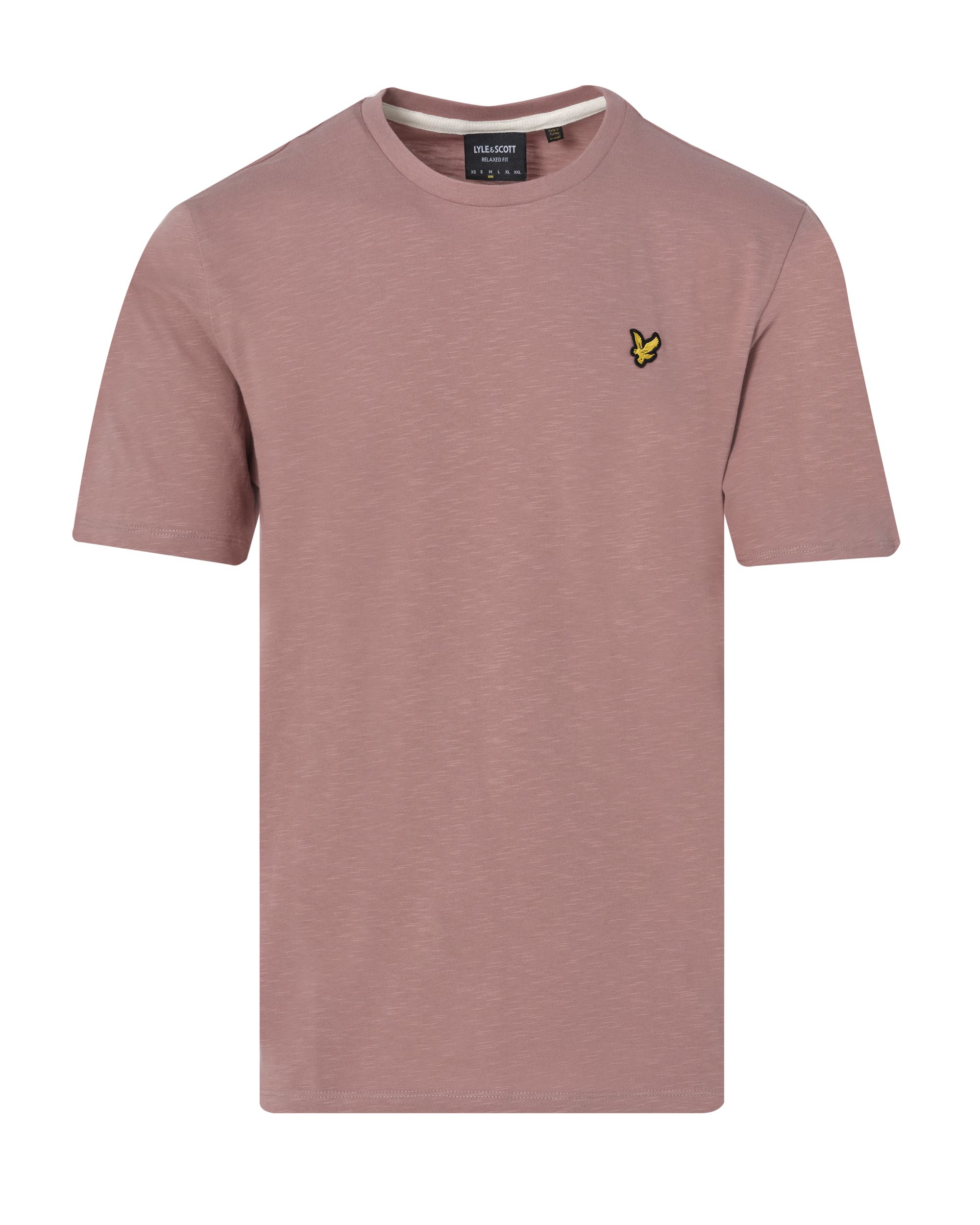 Lyle & Scott T-shirt KM Fel roze 083745-001-L