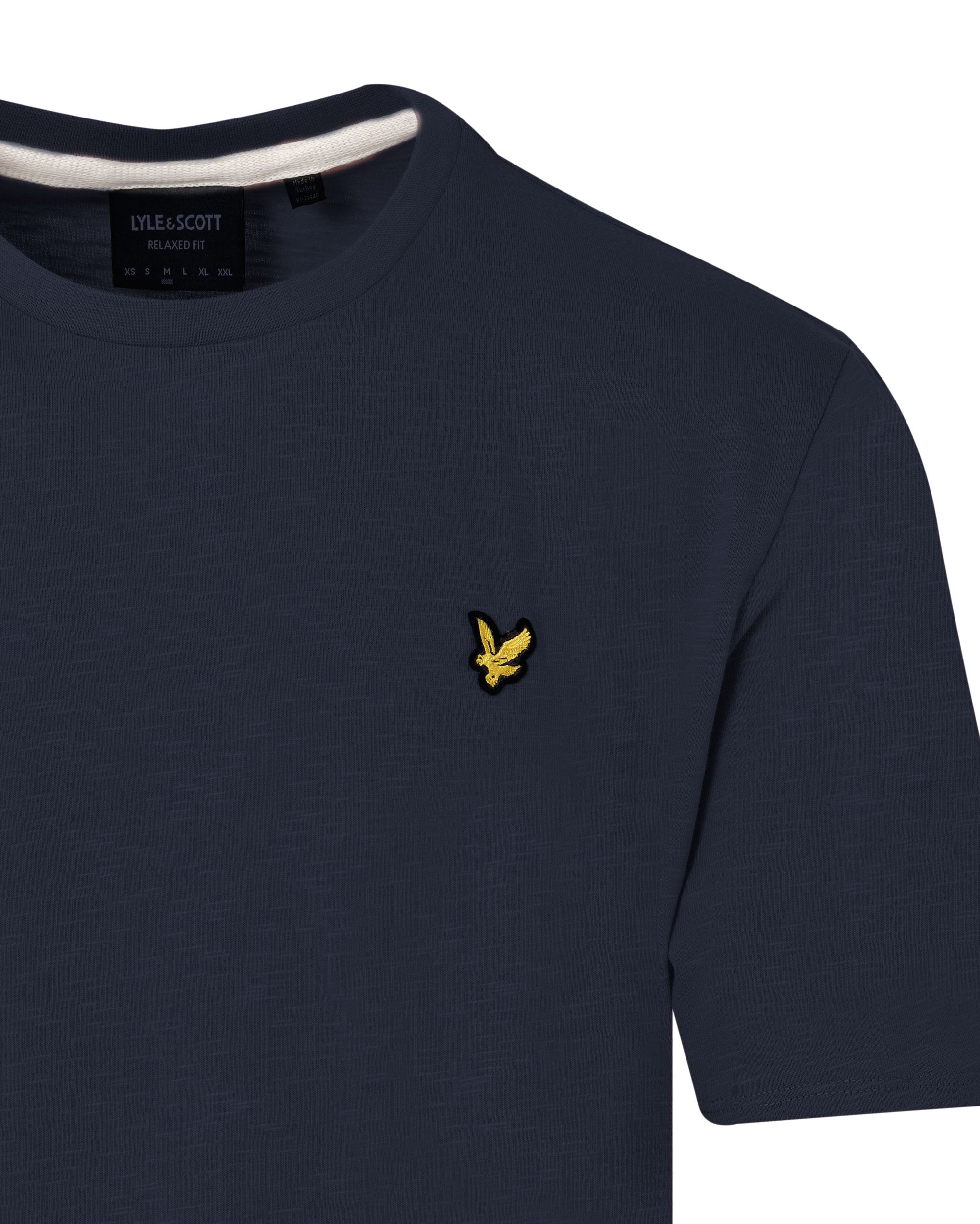 Lyle & Scott T-shirt KM Donker blauw 083746-001-L