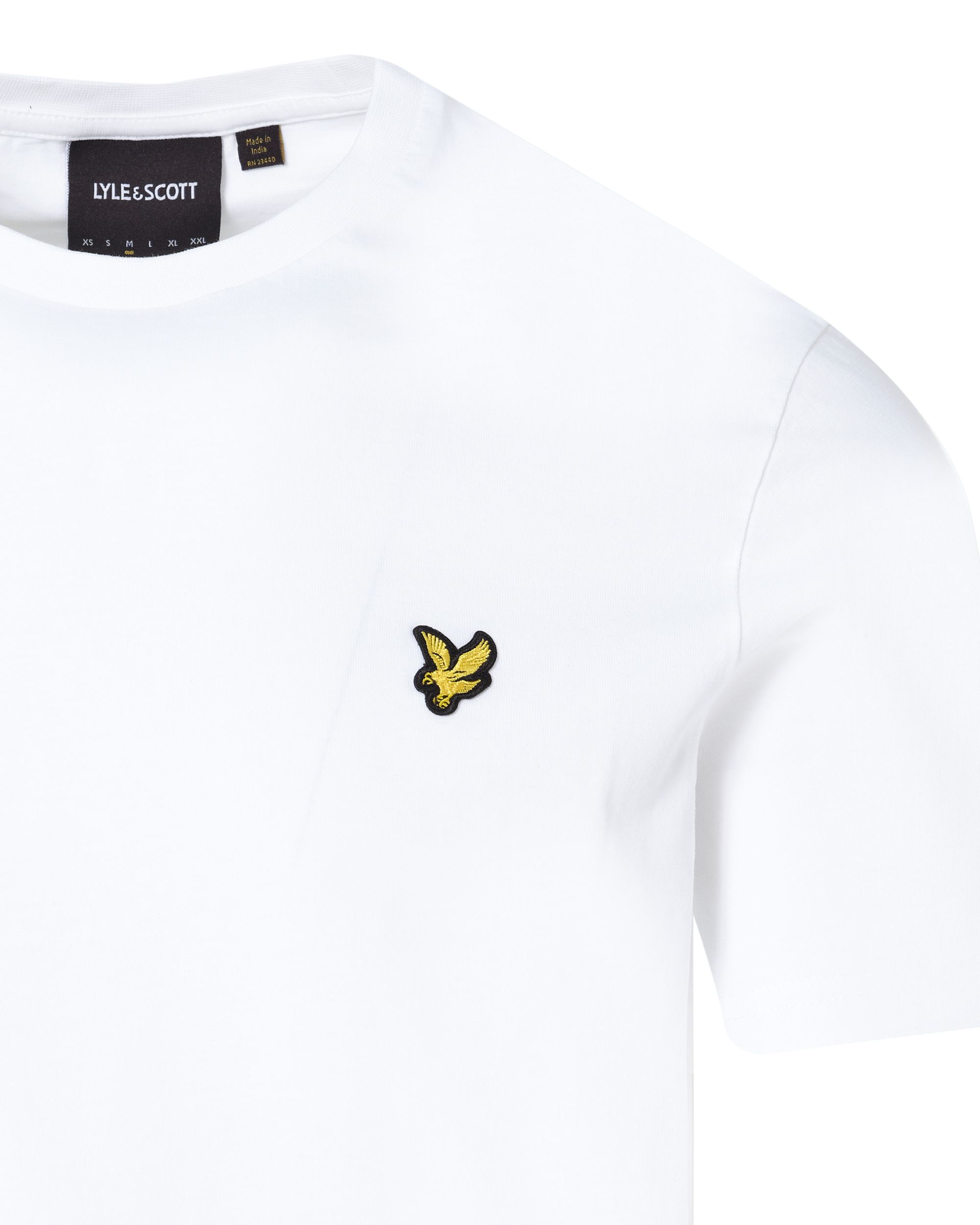 Lyle & Scott T-shirt KM Wit 083753-001-L