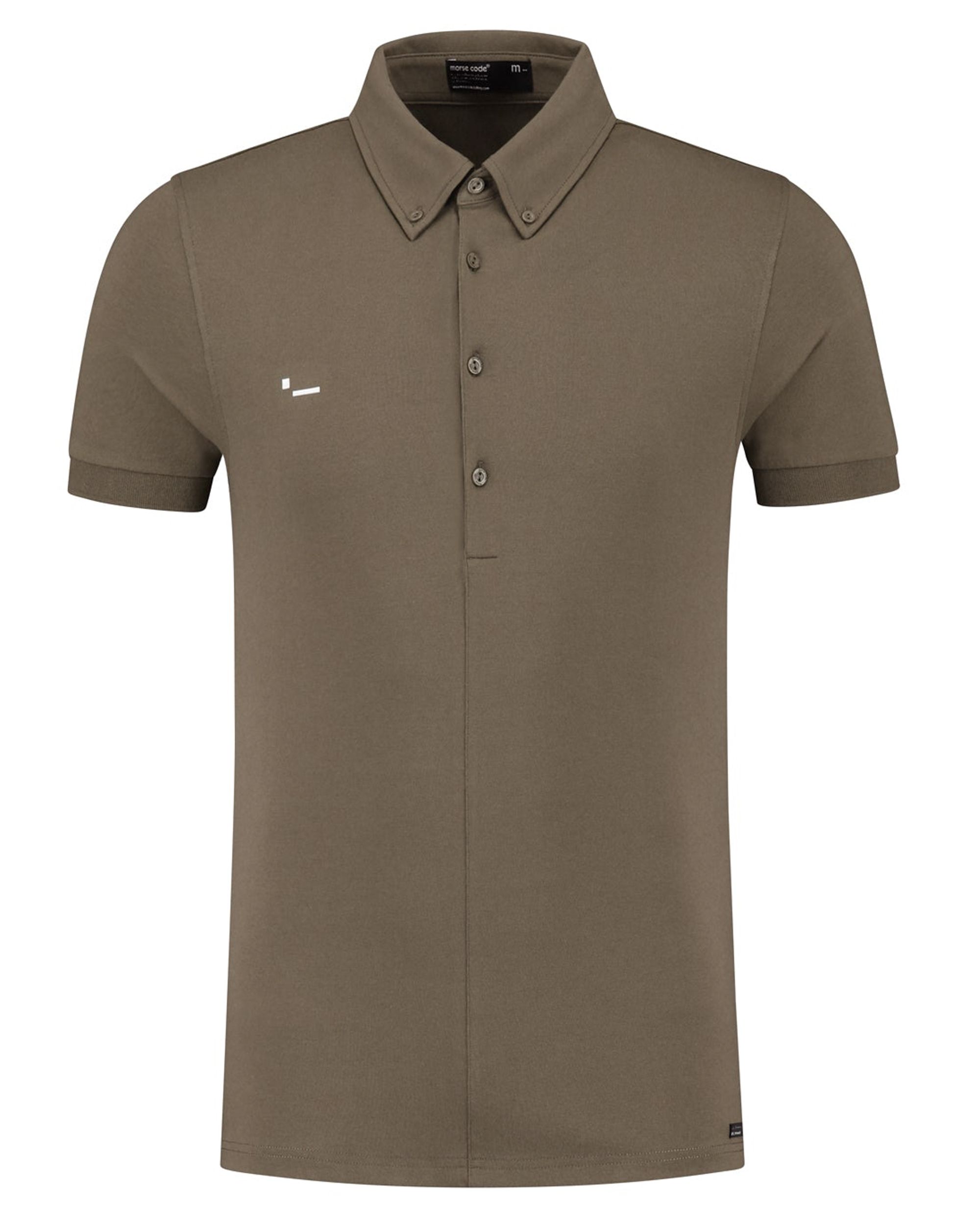 Morse Code Polo KM Khaki 083808-001-L