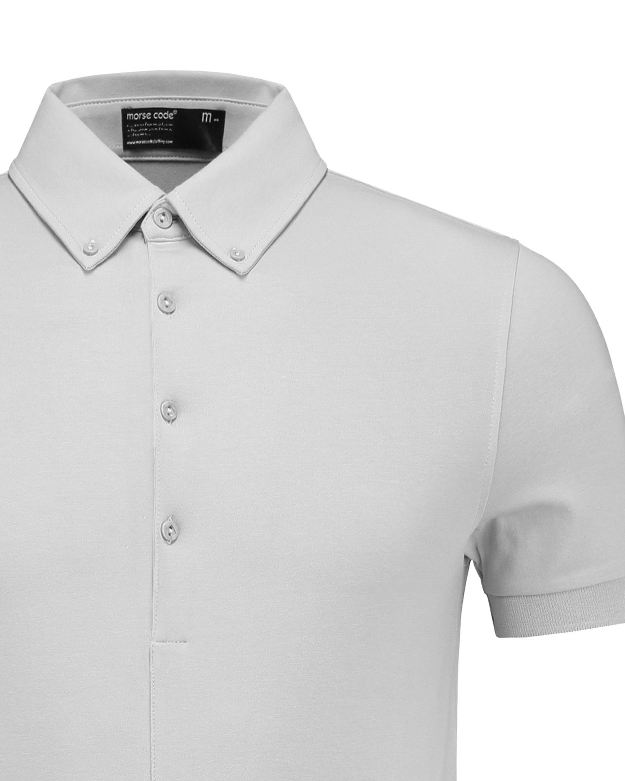 Morse Code Polo KM Grijs 083809-001-L