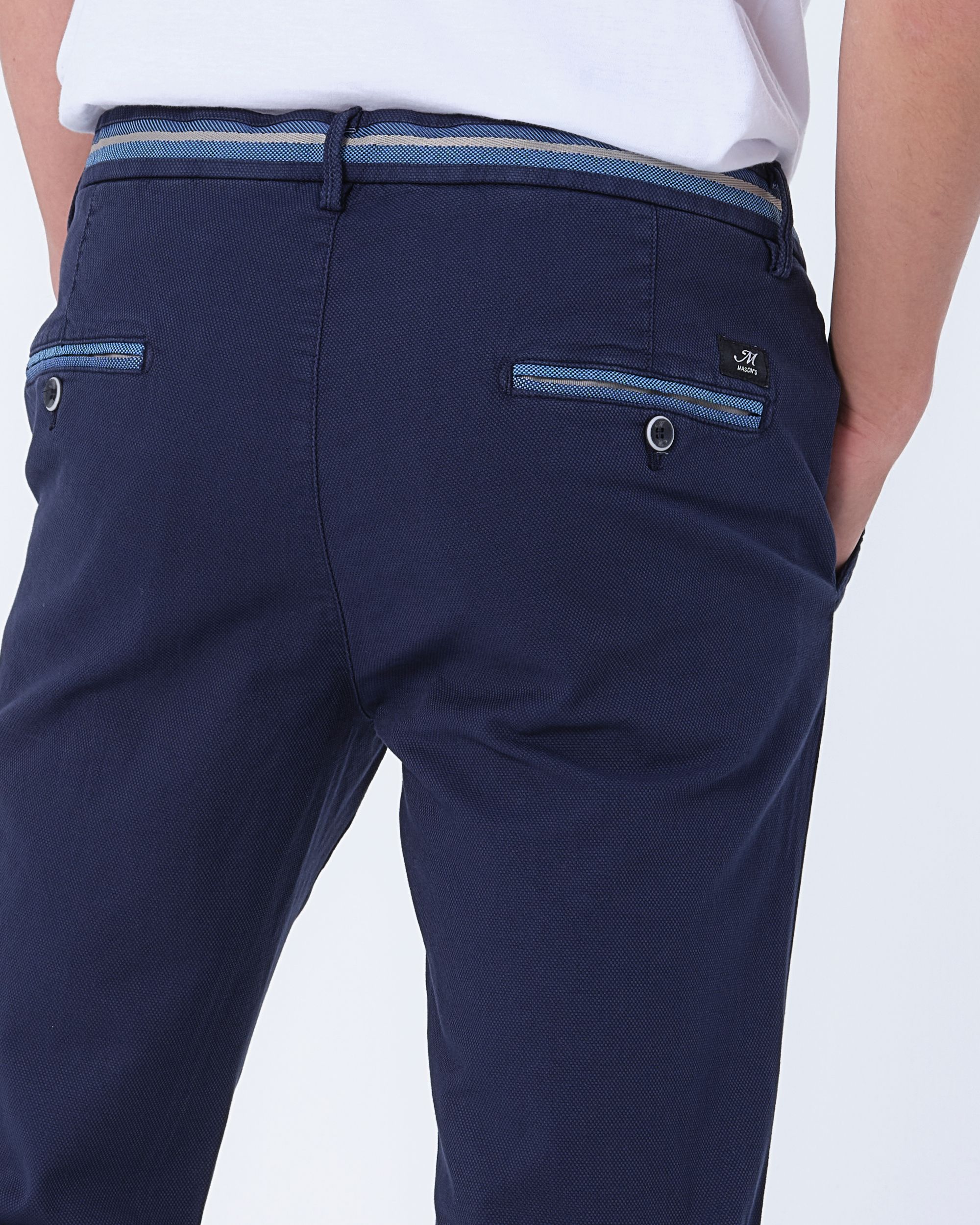 Mason's Chino Donker blauw 083832-001-46