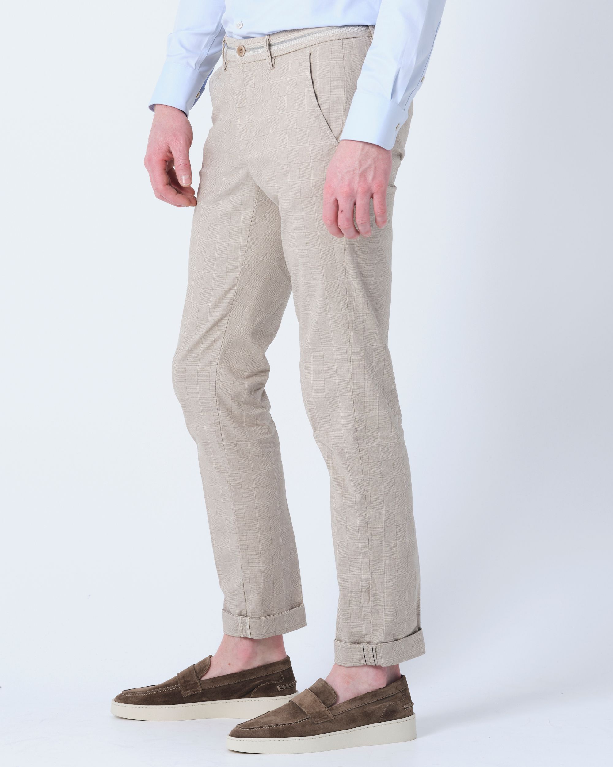 Mason's Chino Bruin ruit 083847-001-46