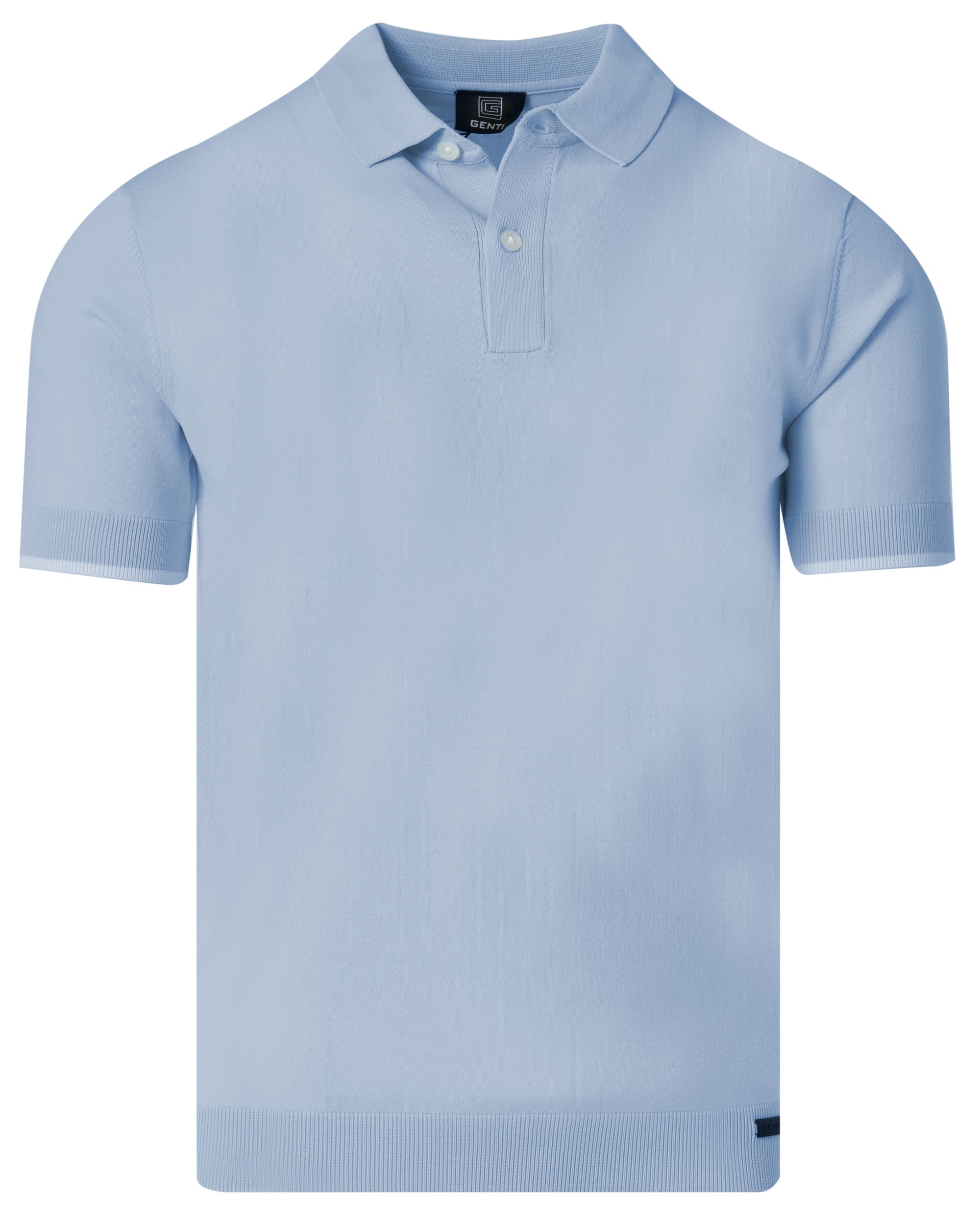 Genti Polo KM Licht blauw 083865-001-L