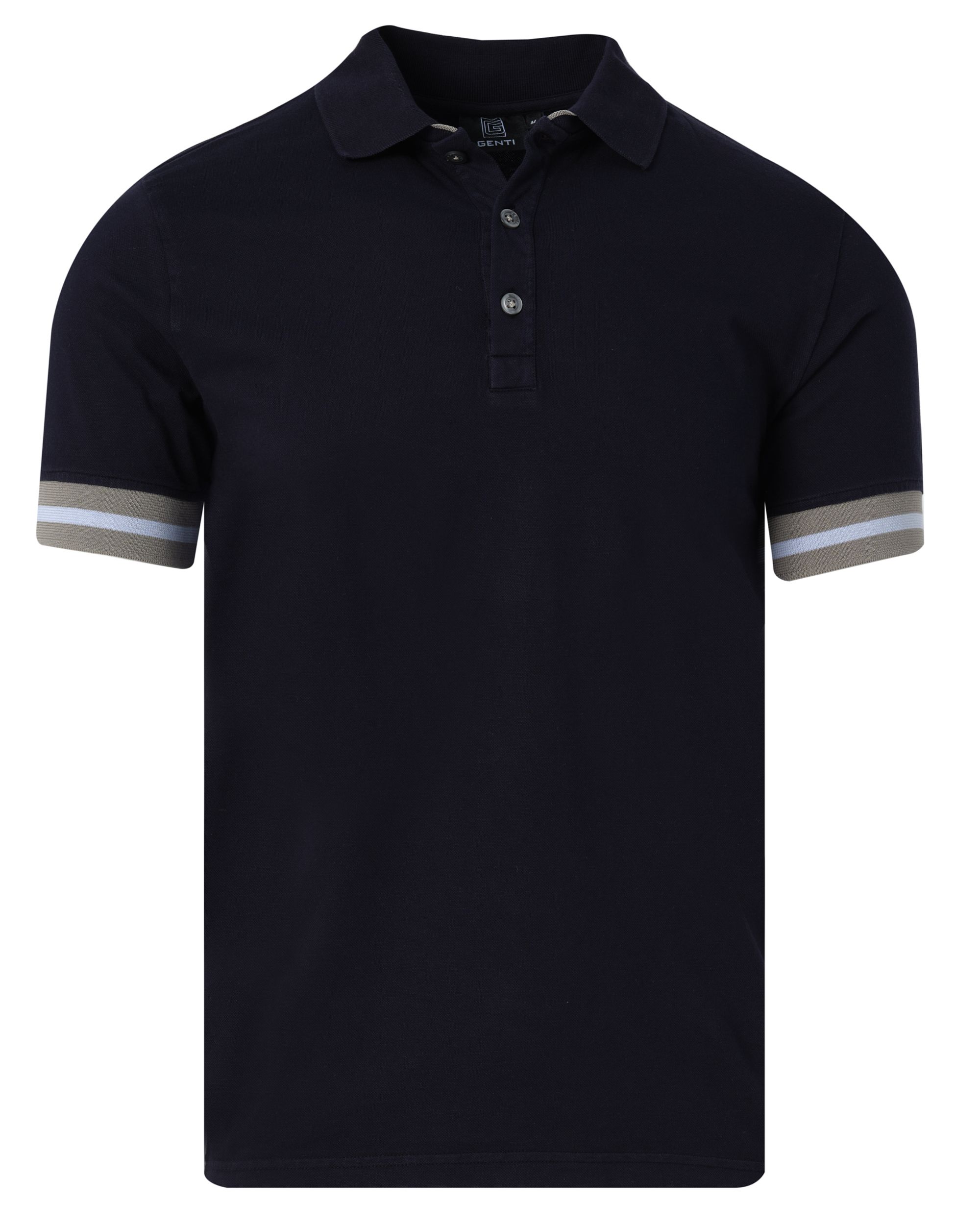 Genti Polo KM Donker blauw 083871-001-L