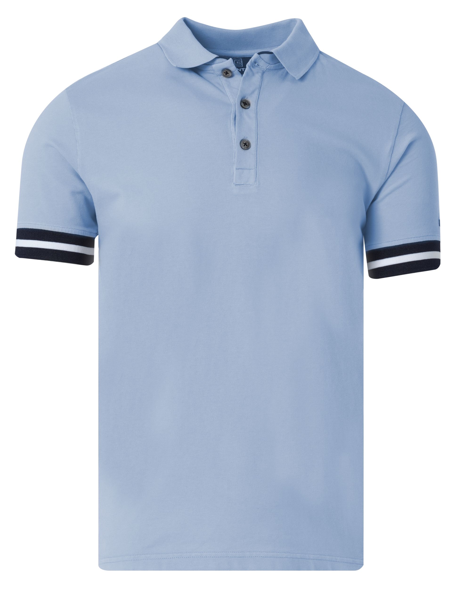 Genti Polo KM Licht blauw 083872-001-L