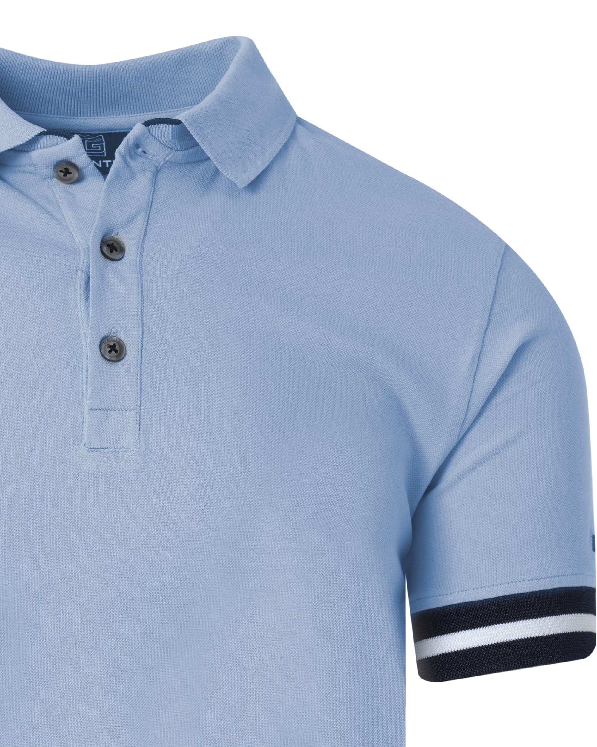 Genti Polo KM Licht blauw 083872-001-L