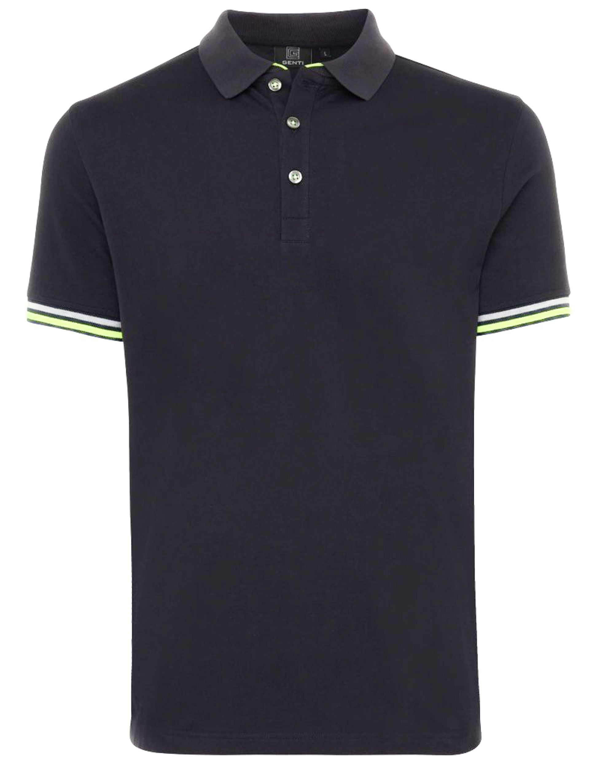 Genti Polo KM Donker blauw 083874-001-L