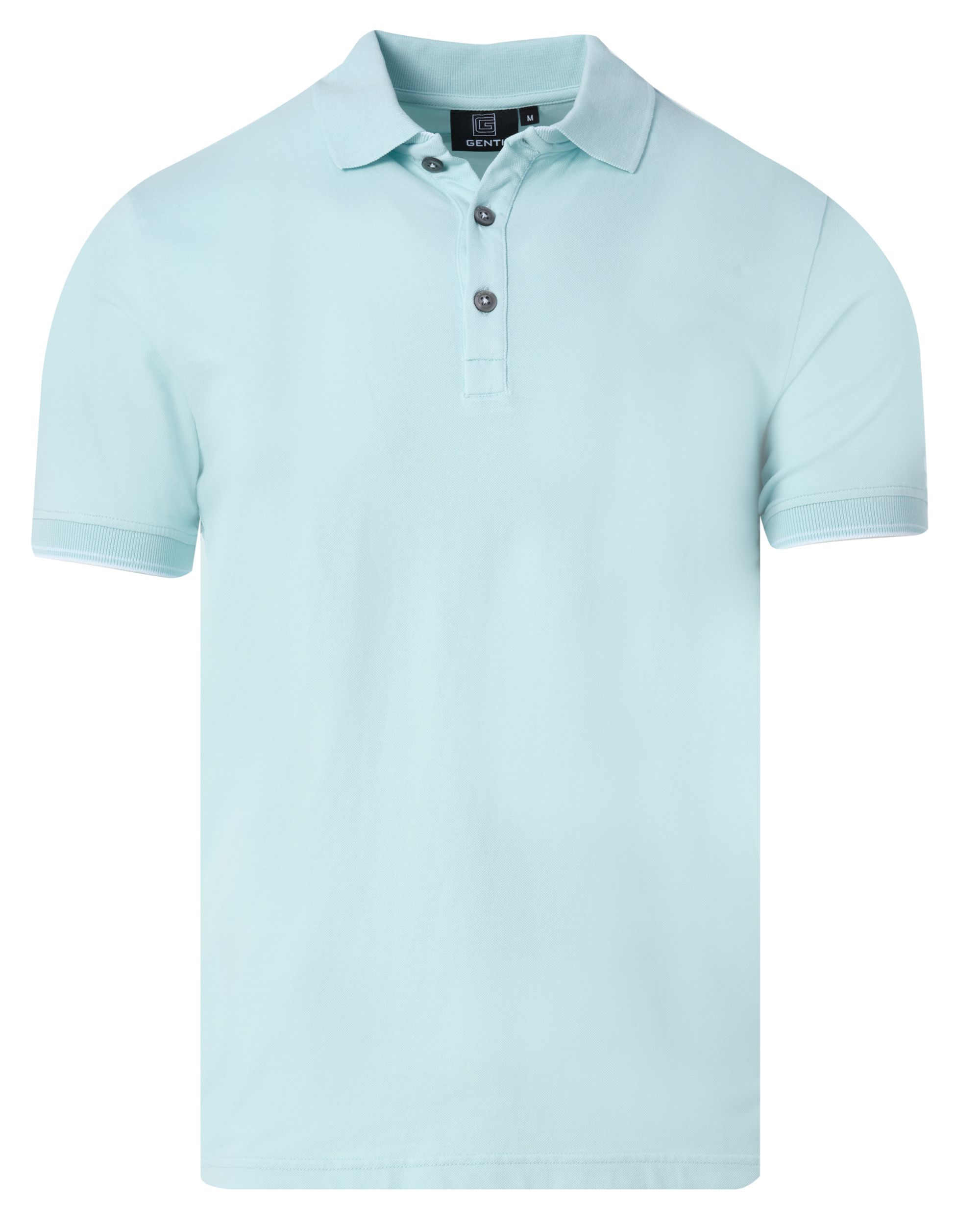 Genti Polo KM Licht groen 083876-001-L