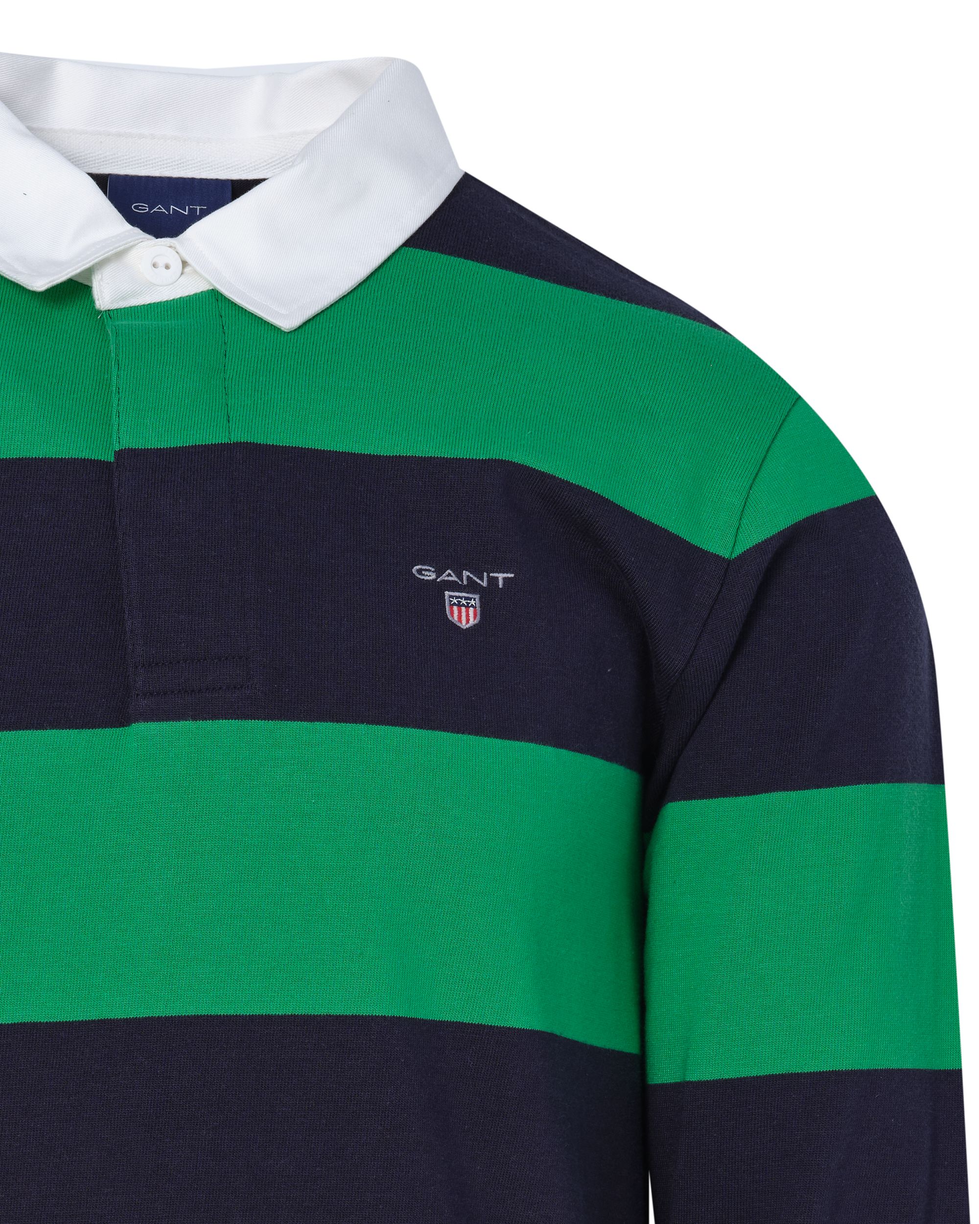 GANT Rugby Groen streep 083895-001-L