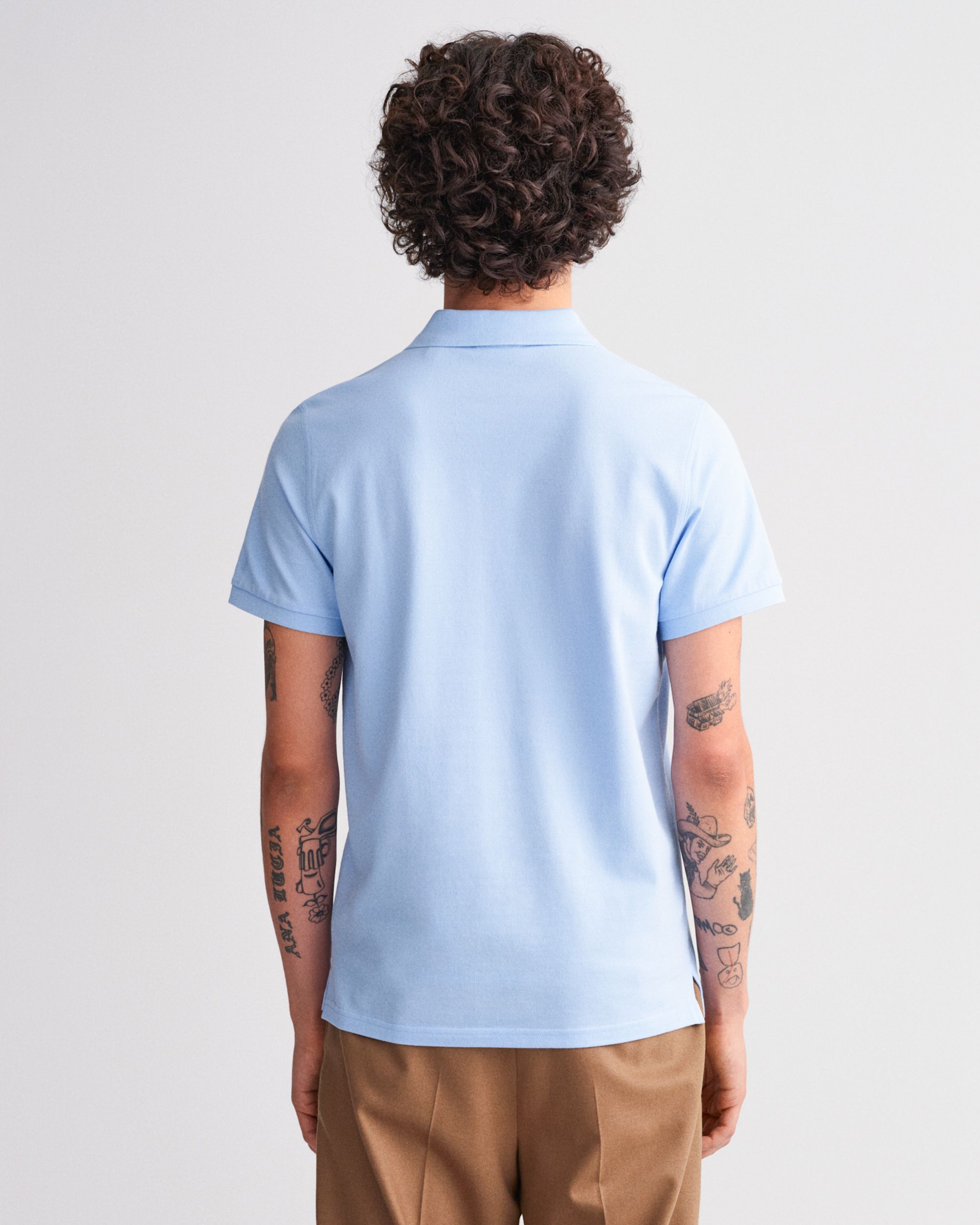 GANT Polo KM Licht blauw 083920-001-L