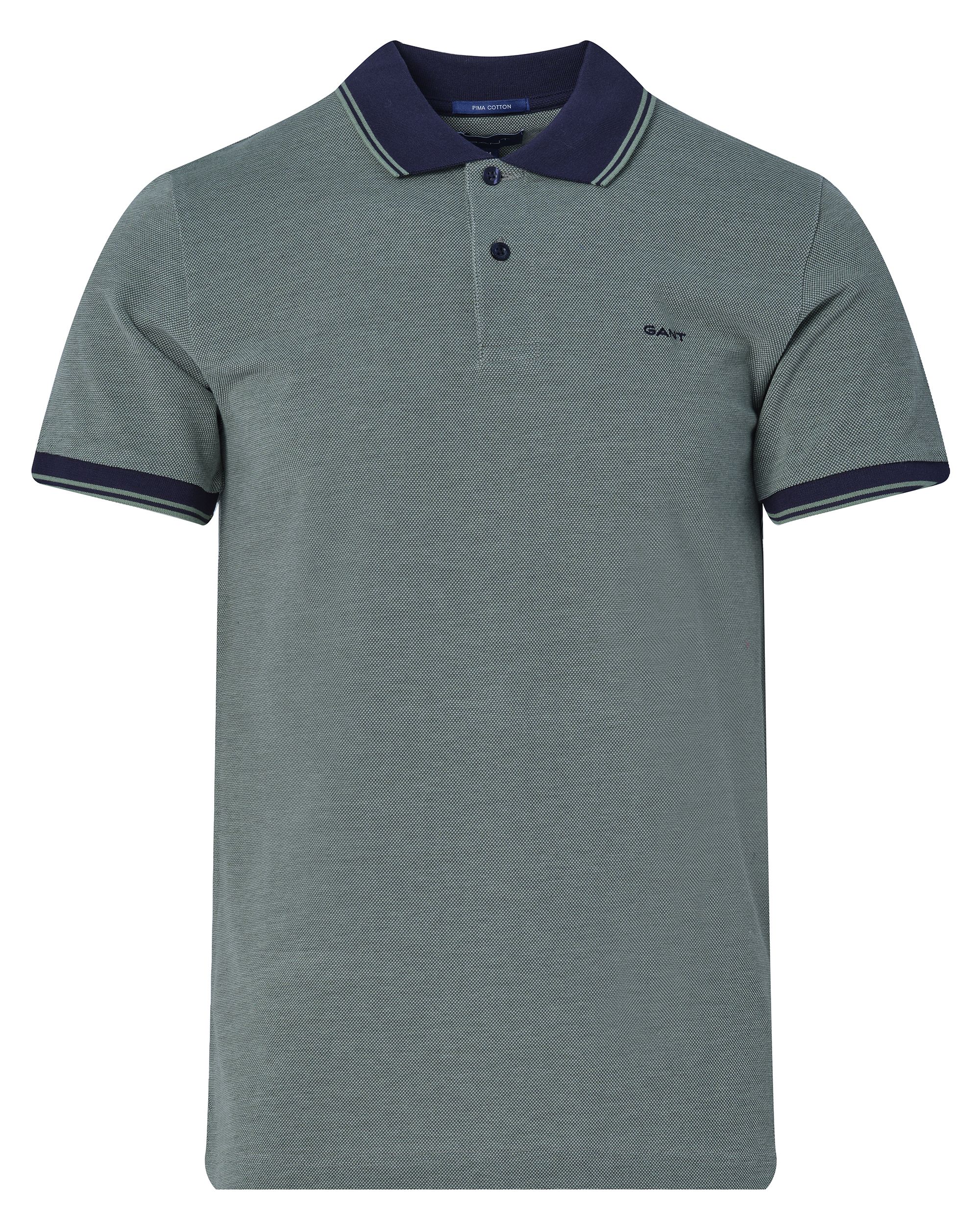 GANT Polo KM Groen streep 083928-001-L