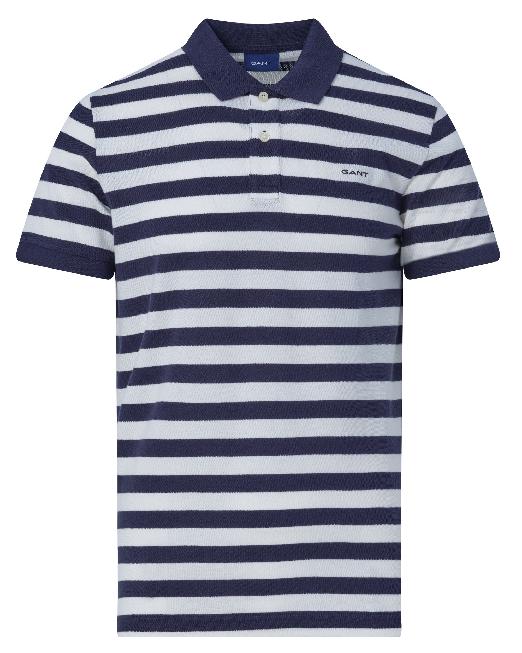 GANT Polo KM Blauw streep 083933-001-L