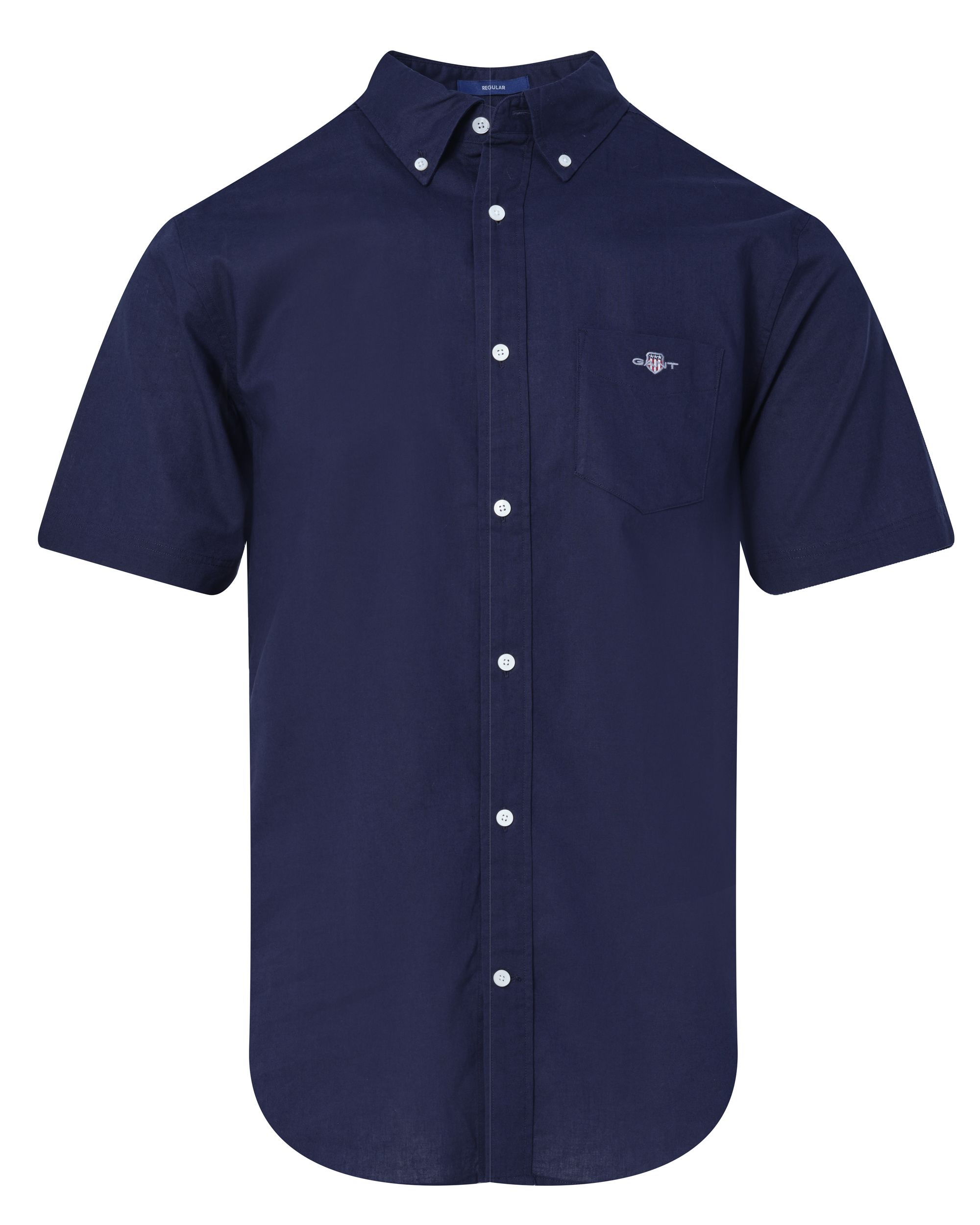 GANT Casual Overhemd KM Donker blauw 083936-001-L