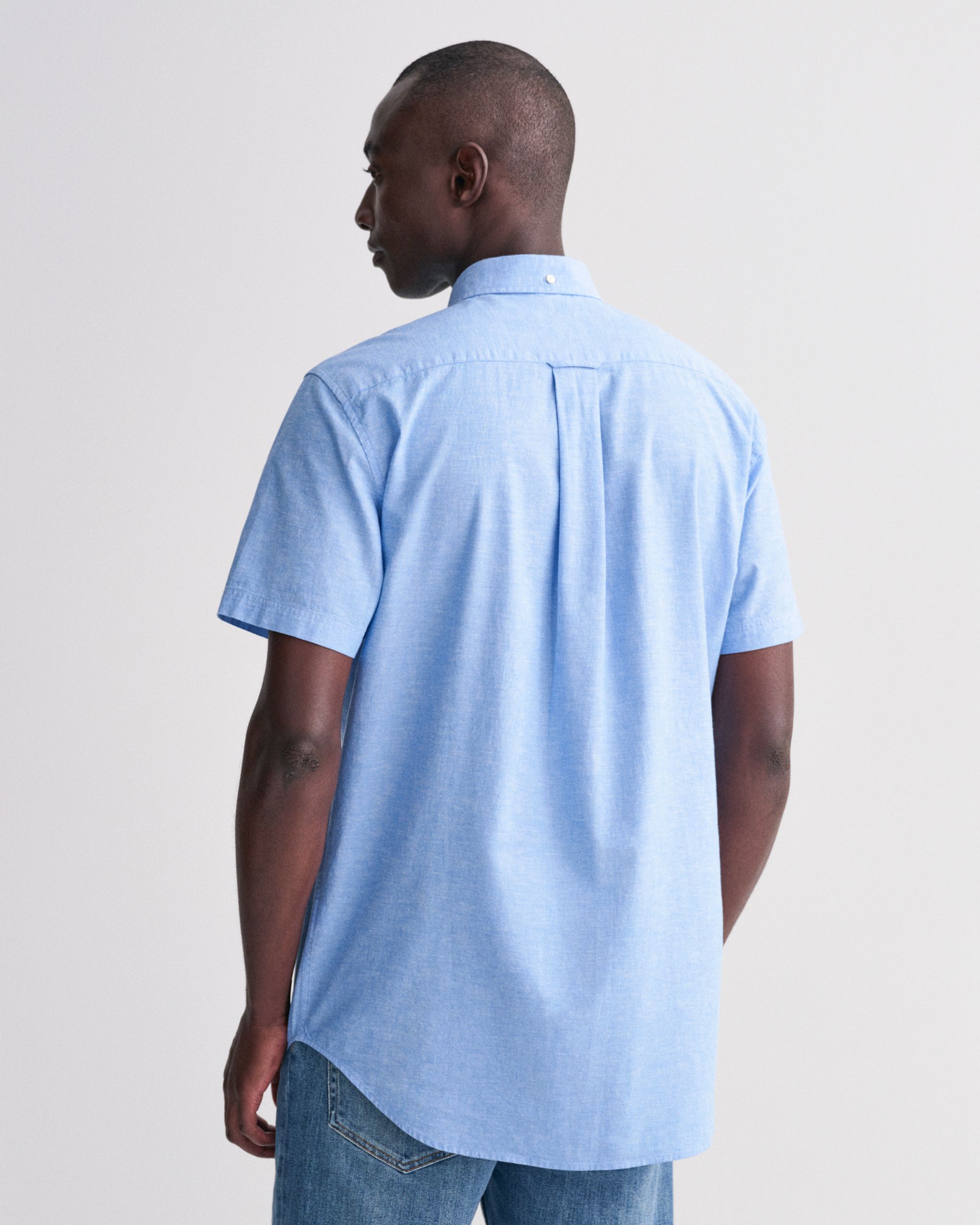 GANT Casual Overhemd KM Licht blauw 083937-001-L