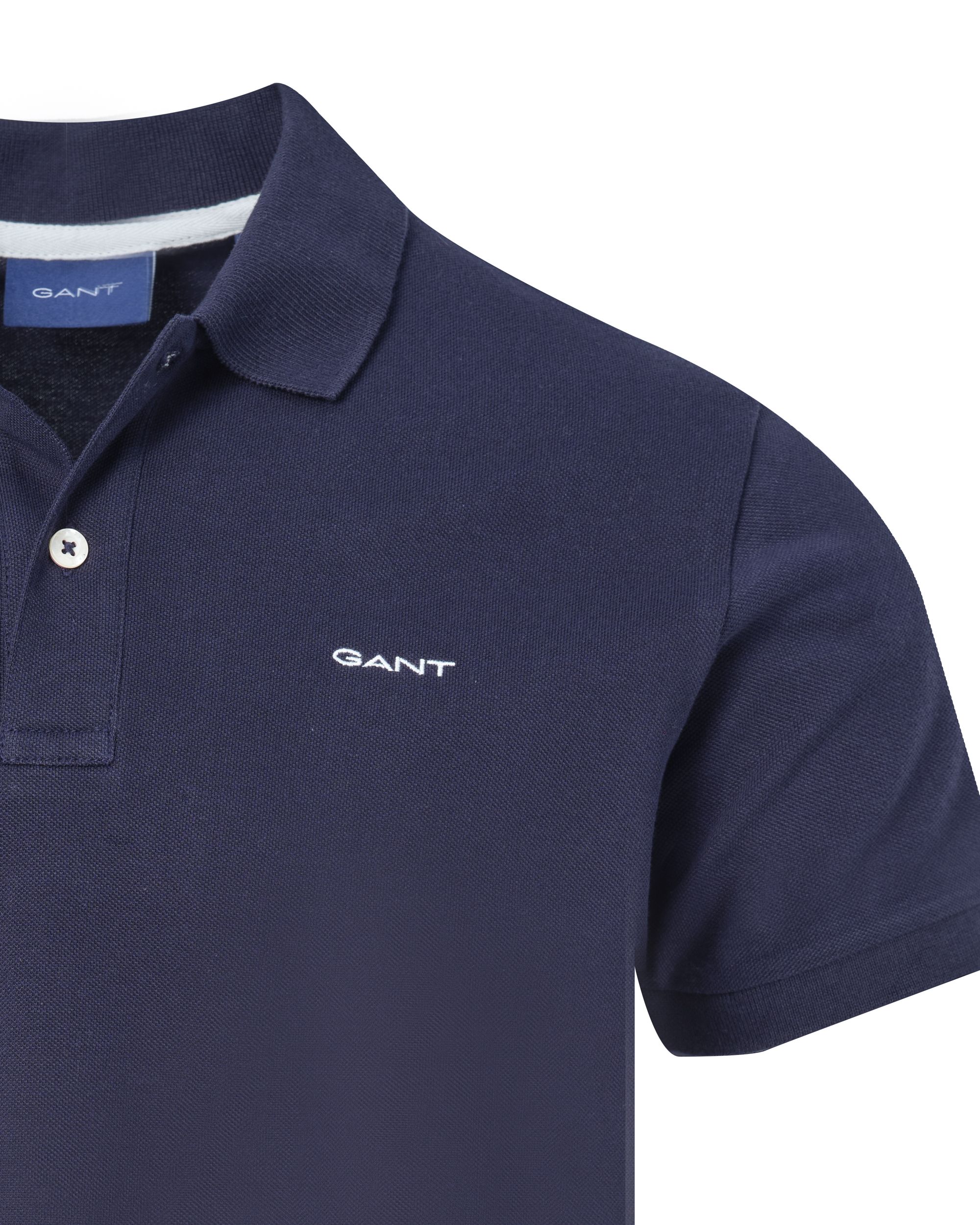 GANT Polo KM Donker blauw 083945-001-L