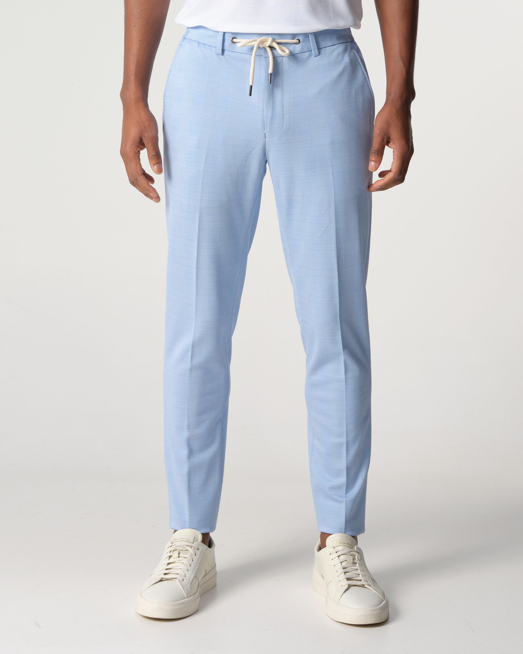The BLUEPRINT Premium - Pantalon L.blauw grote ruit 084020-002-50