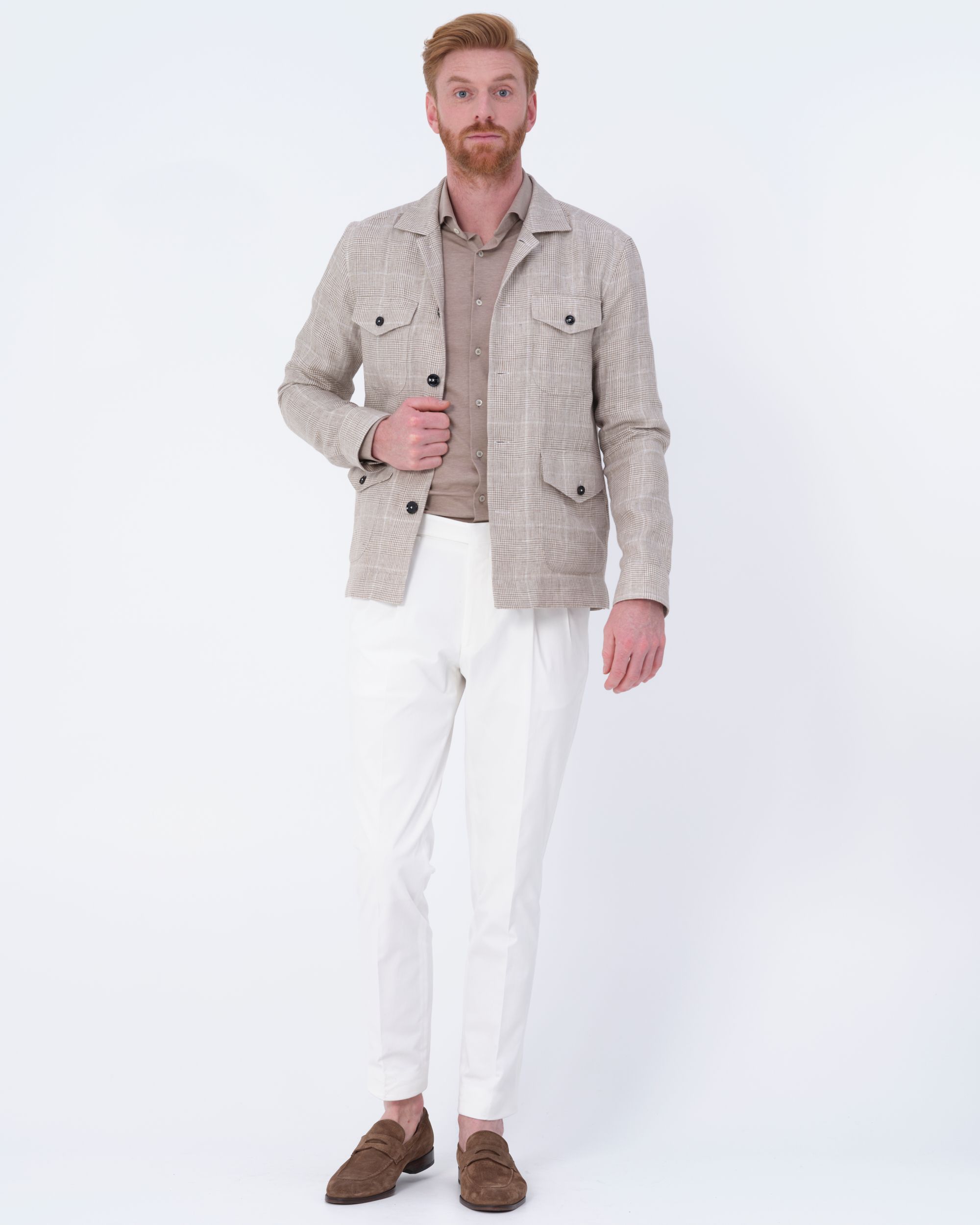 Dutch Dandies Pantalon Wit uni 084134-002-56