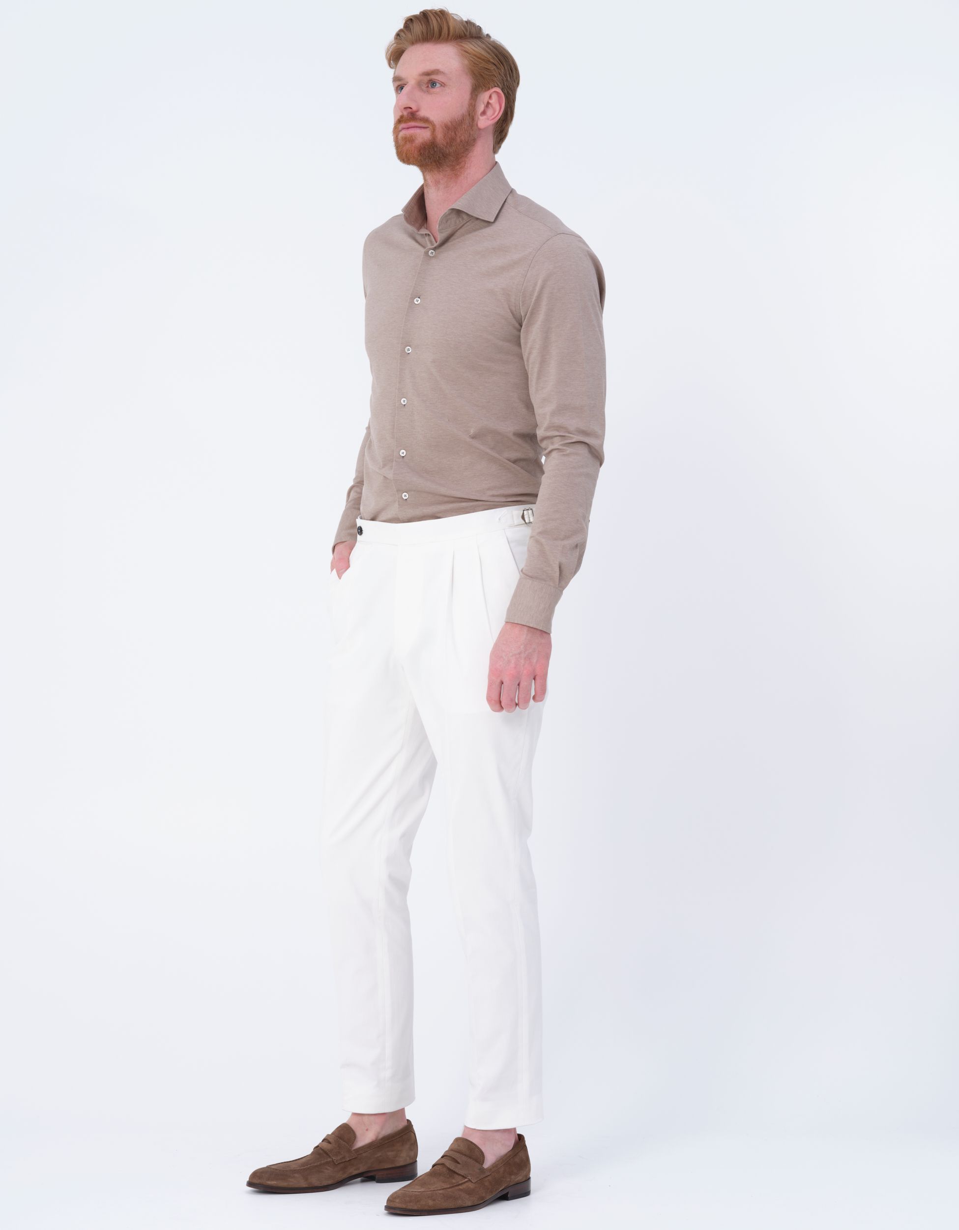 Dutch Dandies Pistoia Pantalon Wit uni 084134-002-56