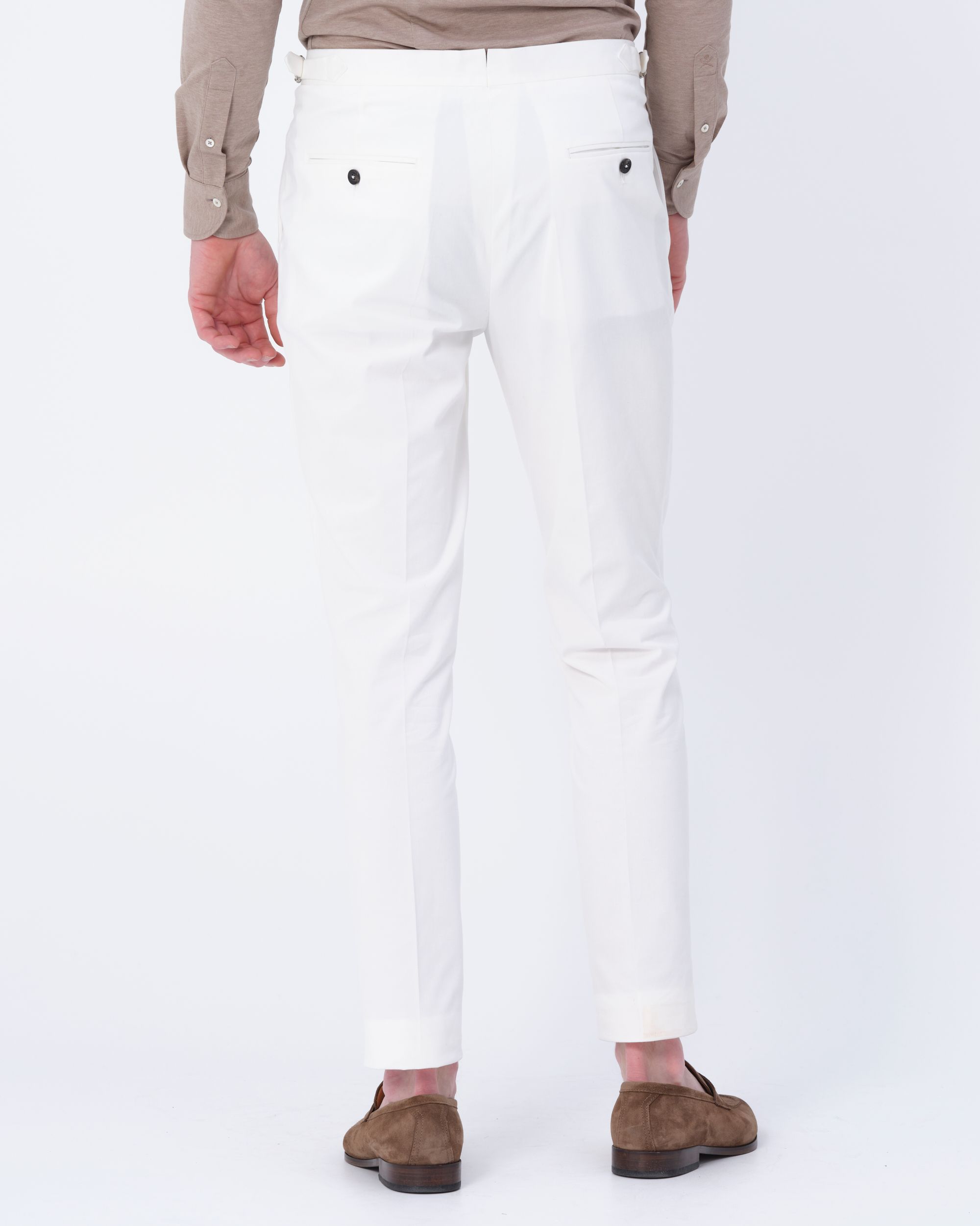 Dutch Dandies Pistoia Pantalon Wit uni 084134-002-56