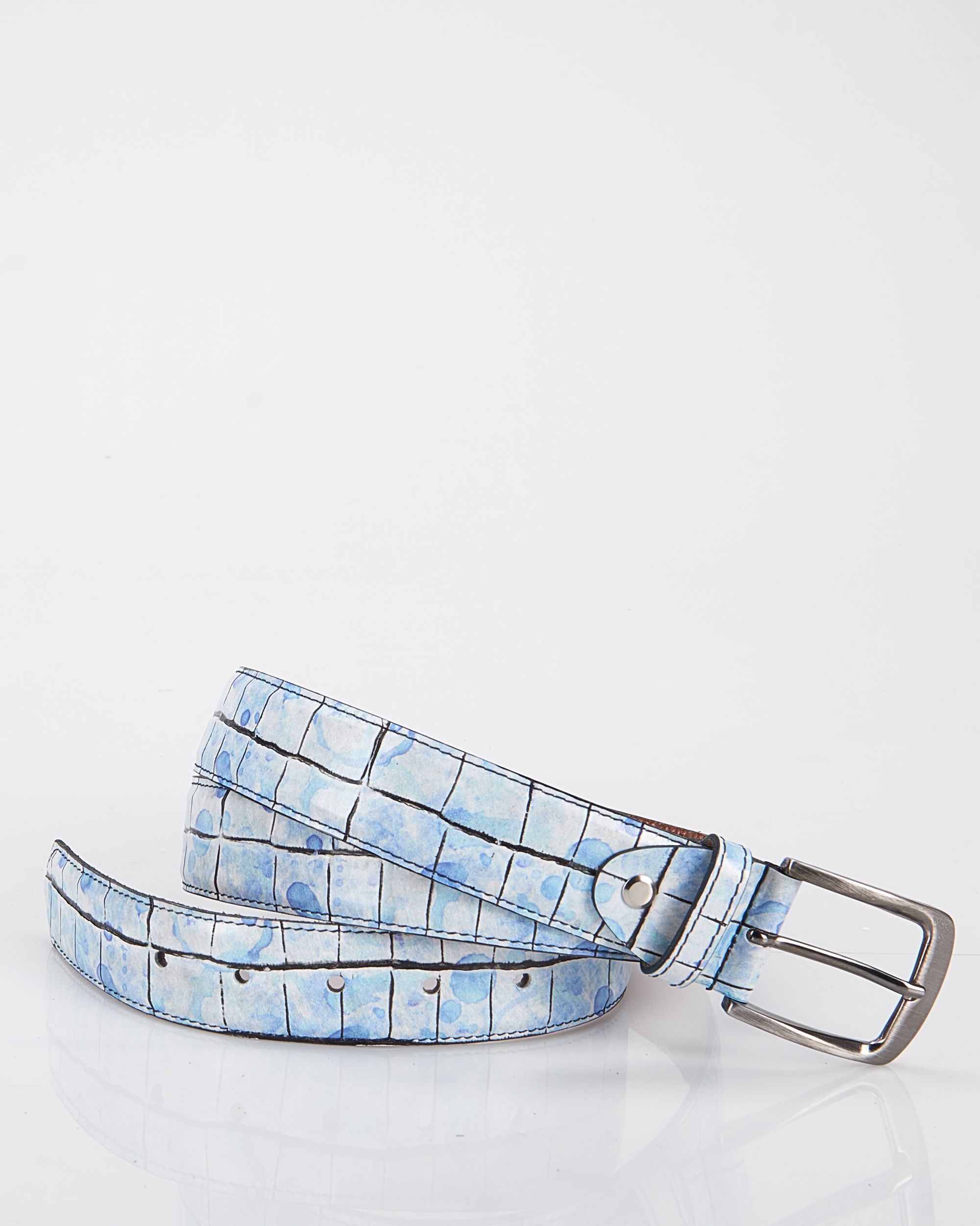 REHAB Geklede riem Licht blauw 084224-001-115