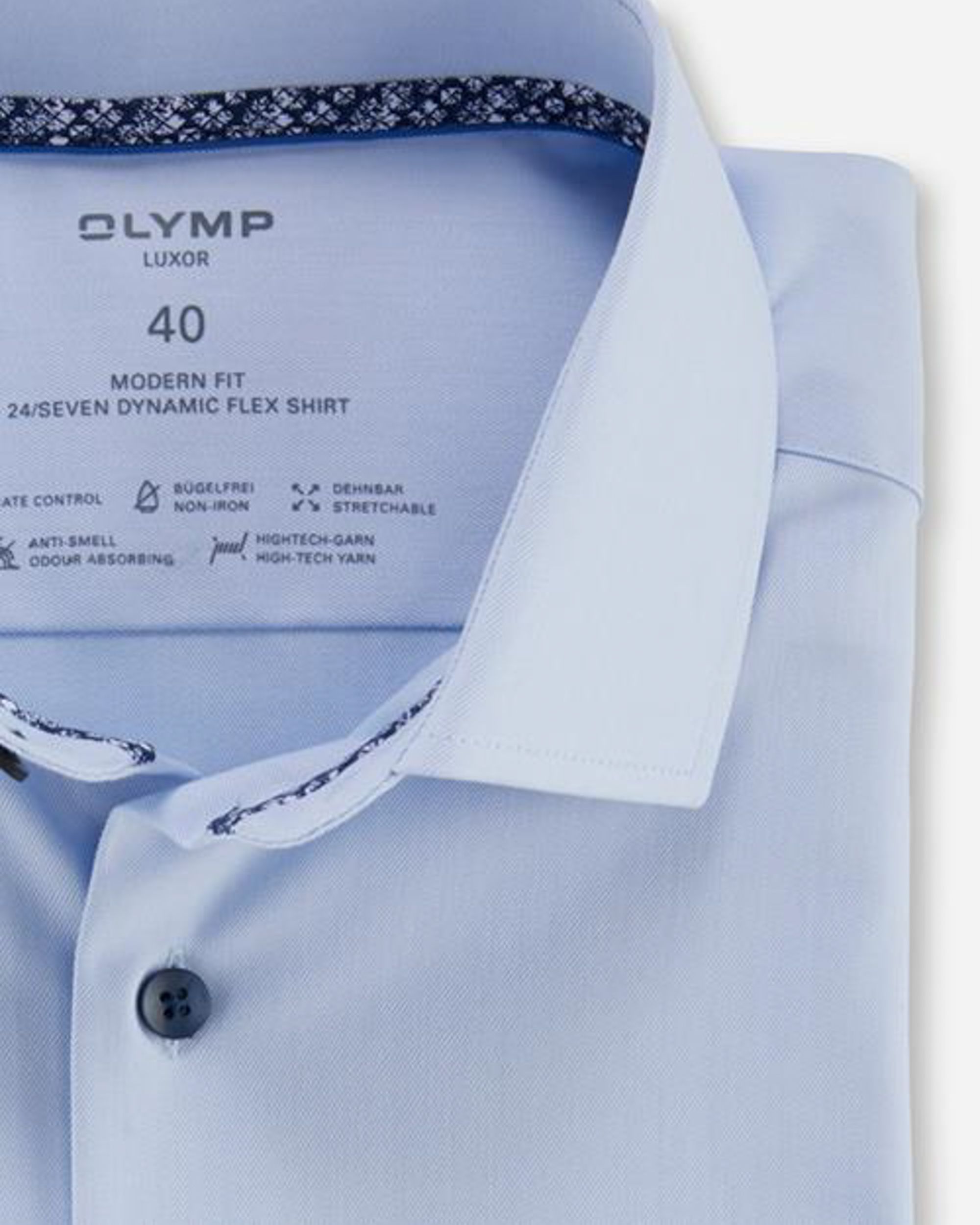 OLYMP Overhemd LM Blauw 084281-001-47