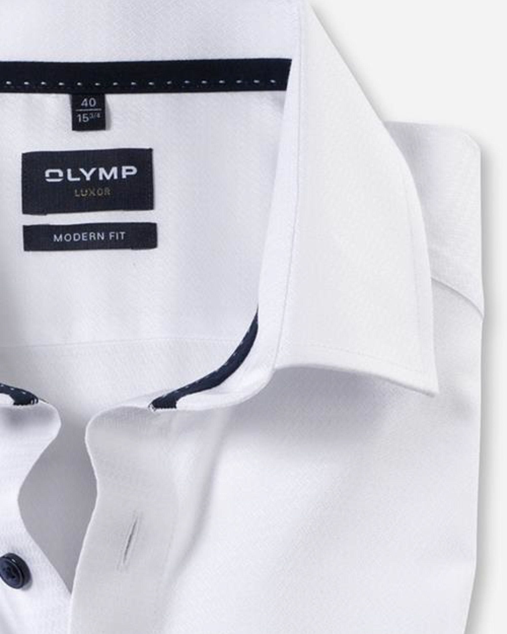 OLYMP Overhemd LM Wit 084285-001-47