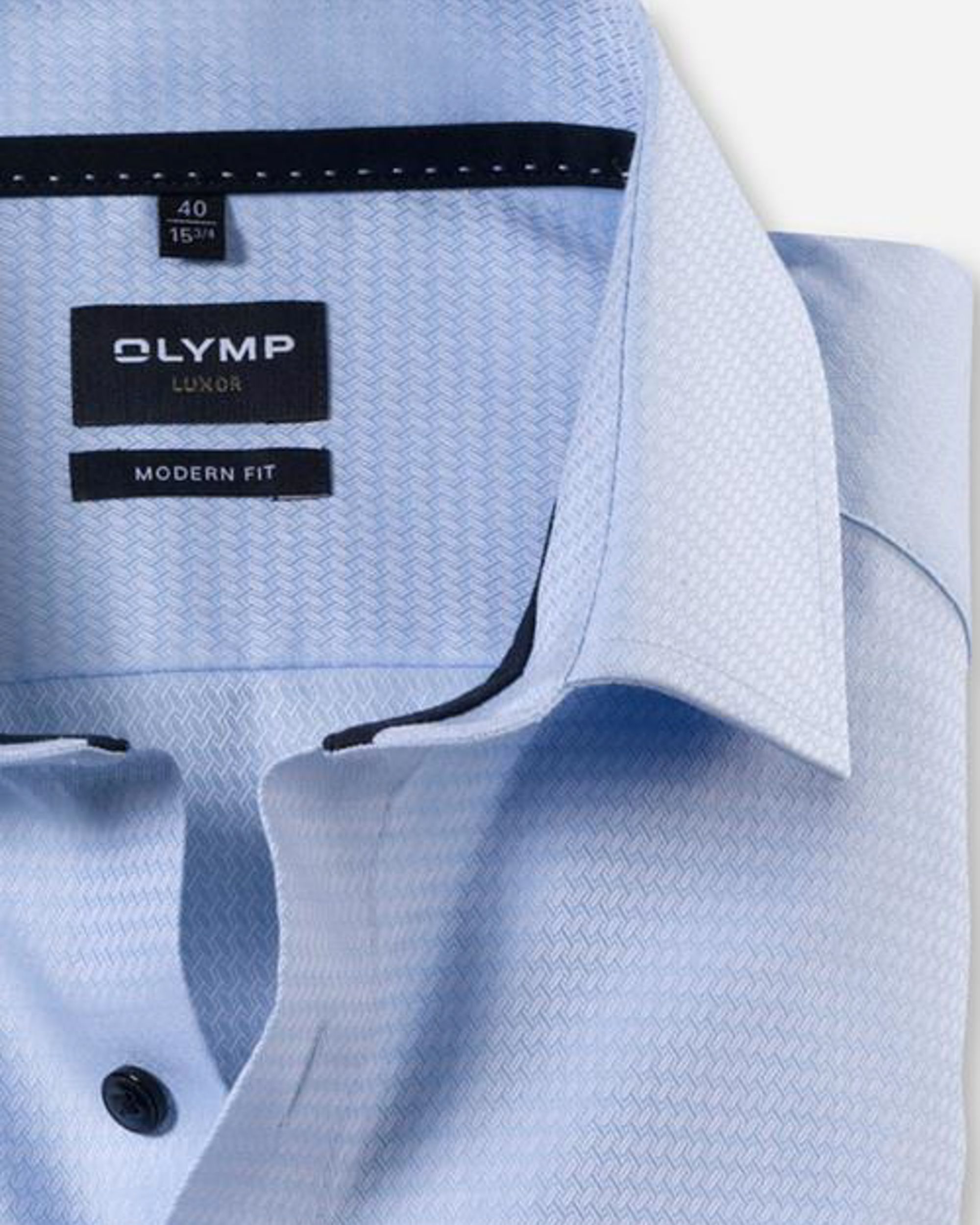 OLYMP Overhemd LM Blauw 084286-001-47